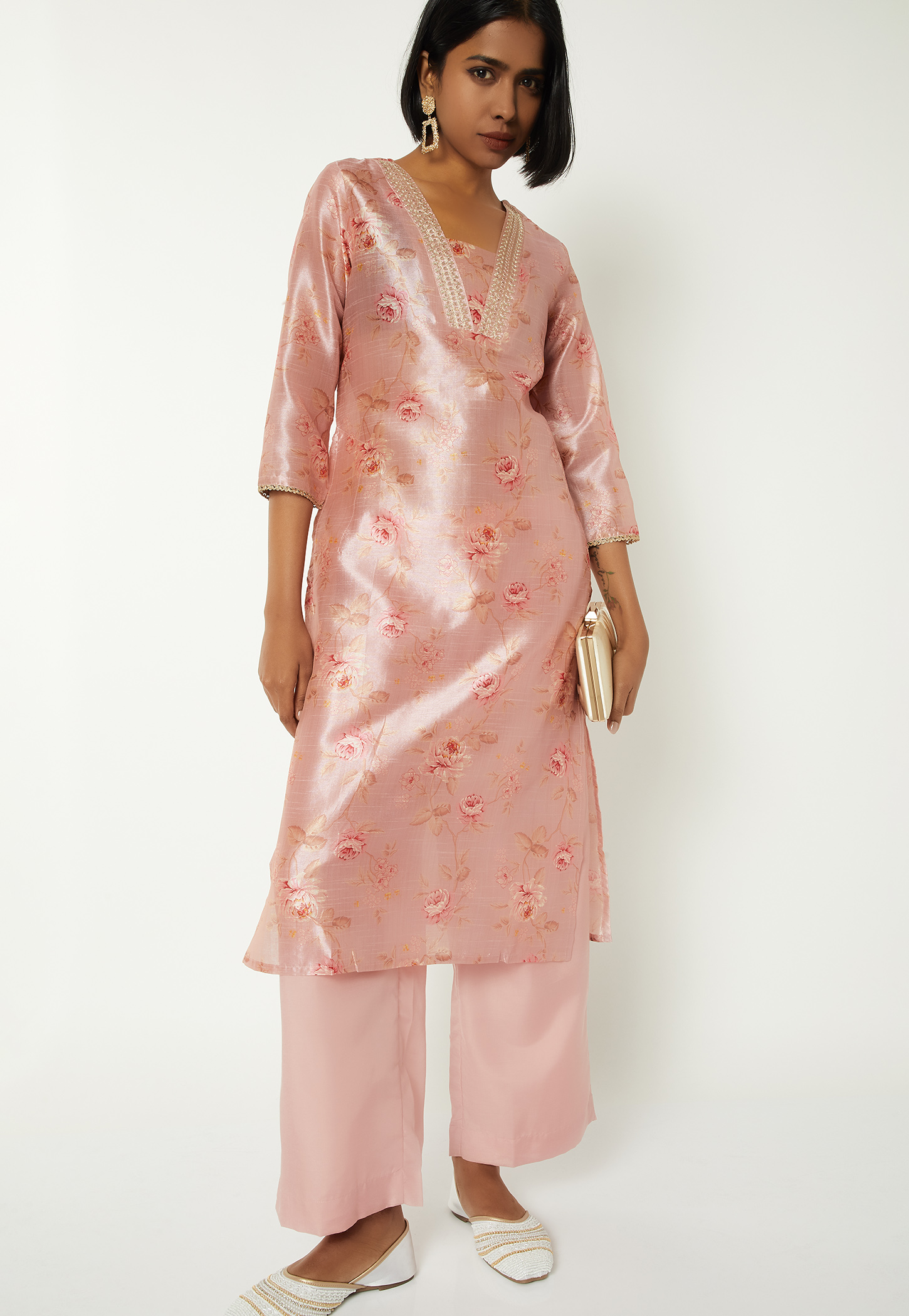 Women Floral Print Straight Kurta Set-picture-52