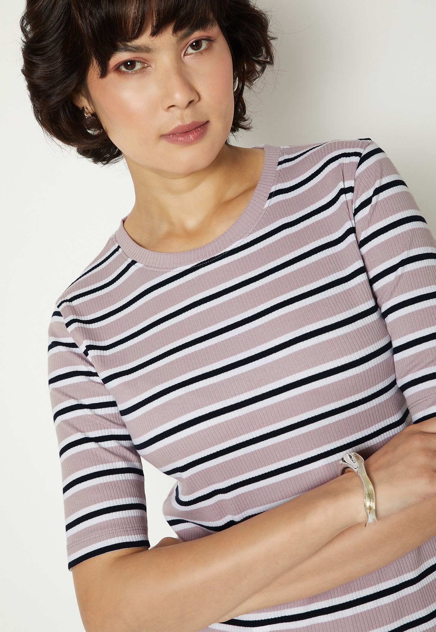 Women Striped T-shirt-picture-27