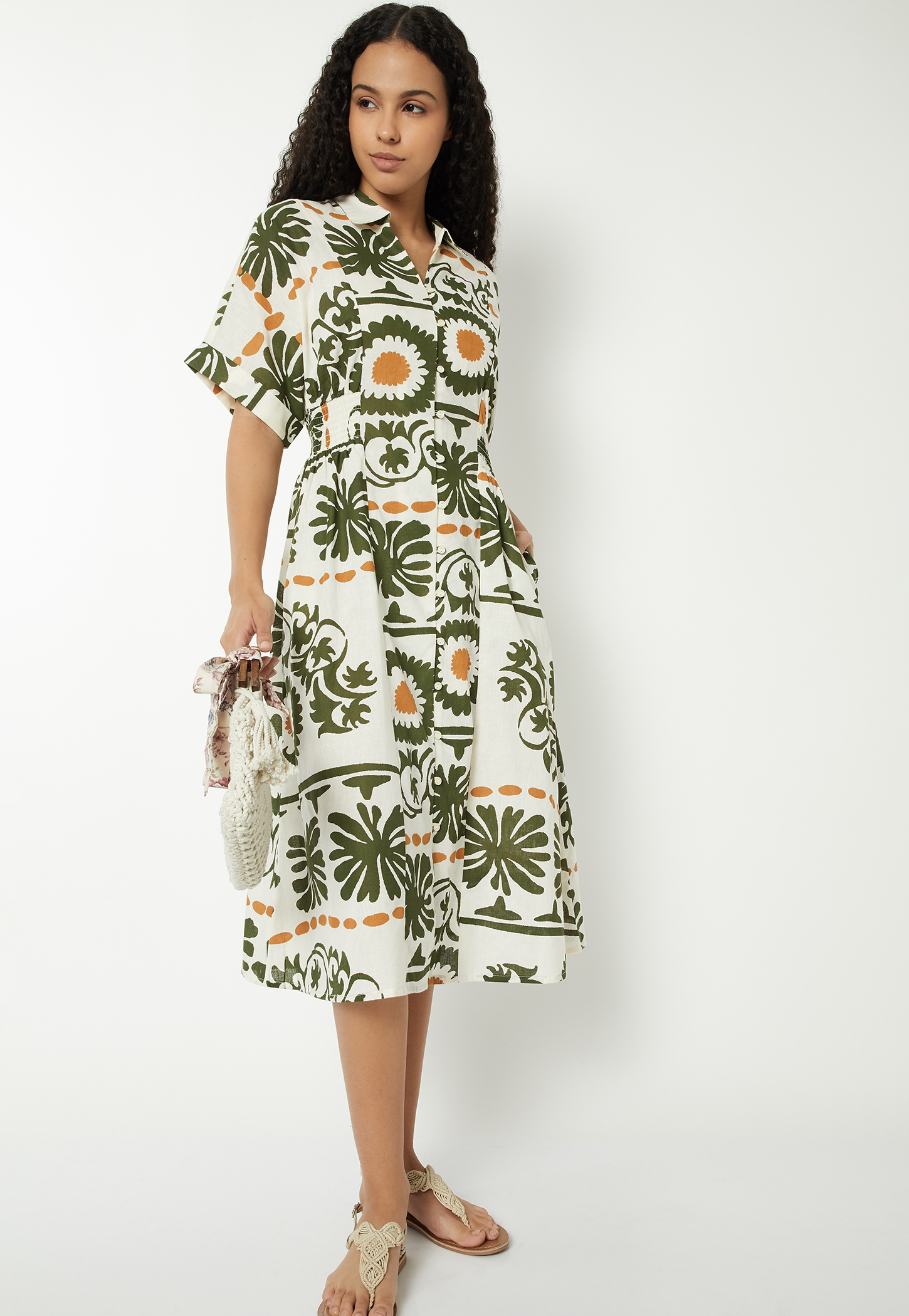 Women Printed A-line Dress-picture-54