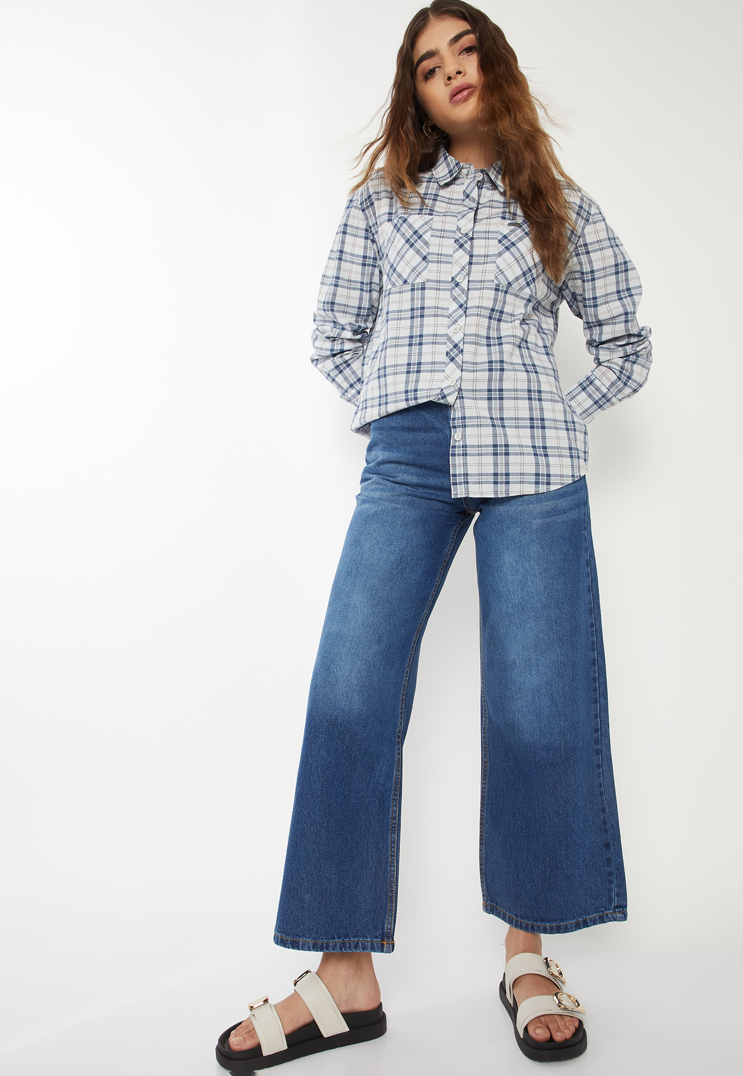 Women Washed Wide-Leg Jeans-picture-29
