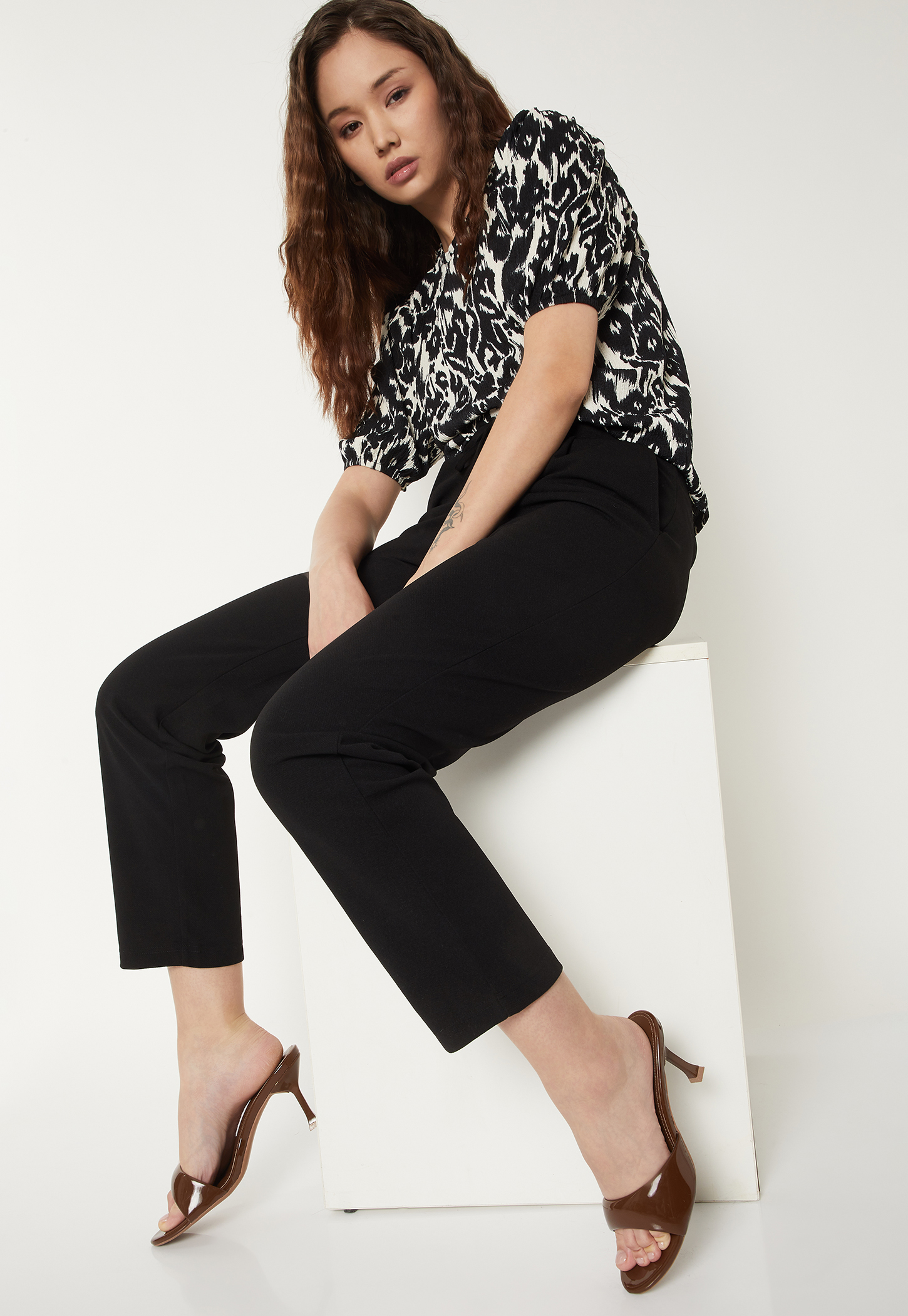 Women Solid Trousers-picture-44