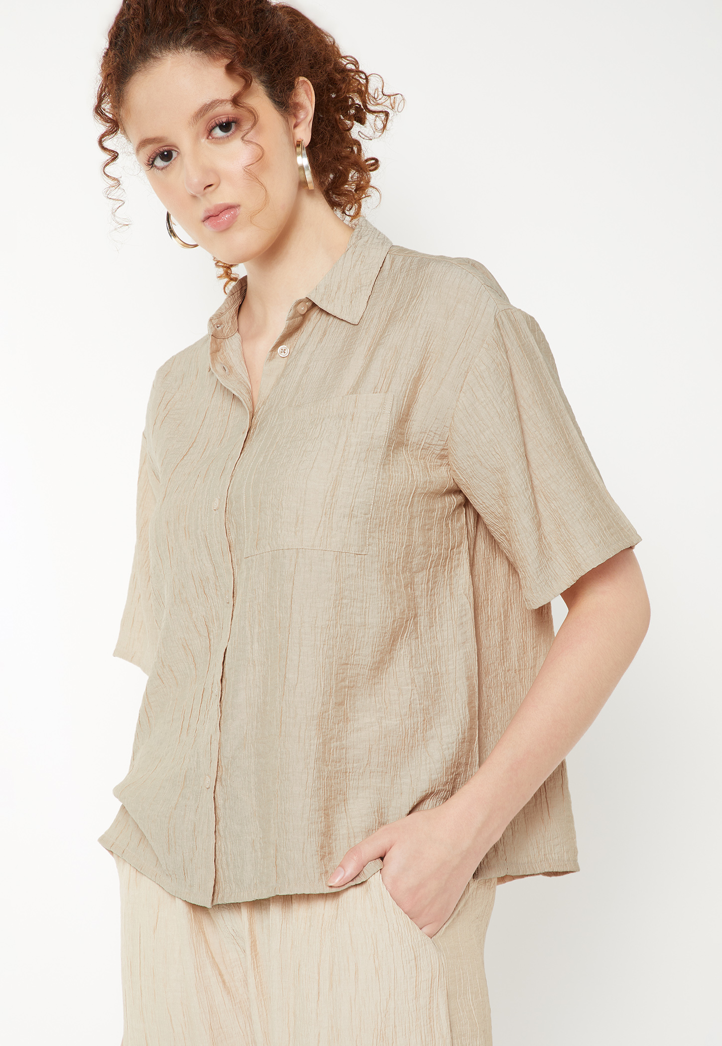Women Textured Shirt-image-43