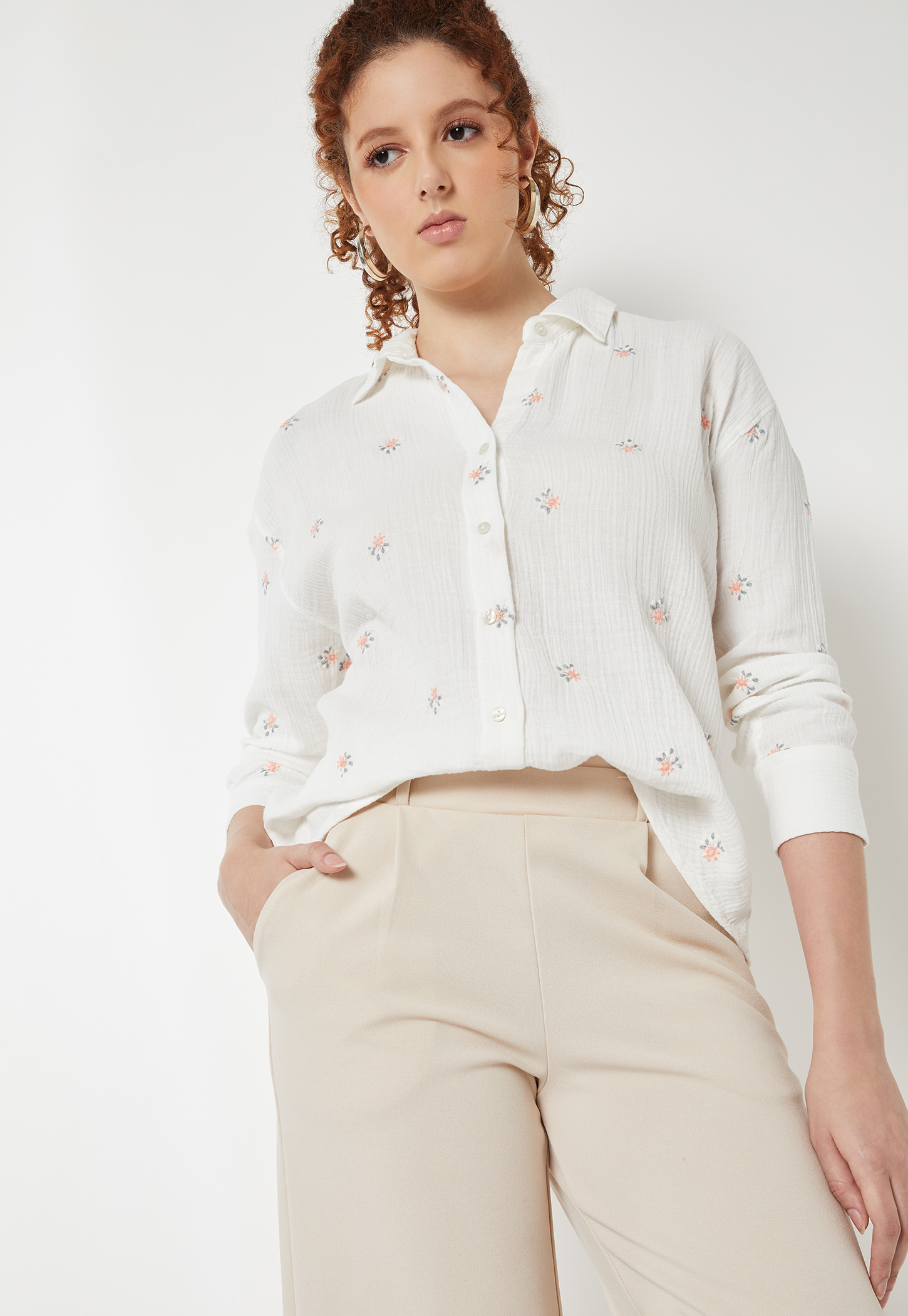 Women Embroidered Shirt-image-24