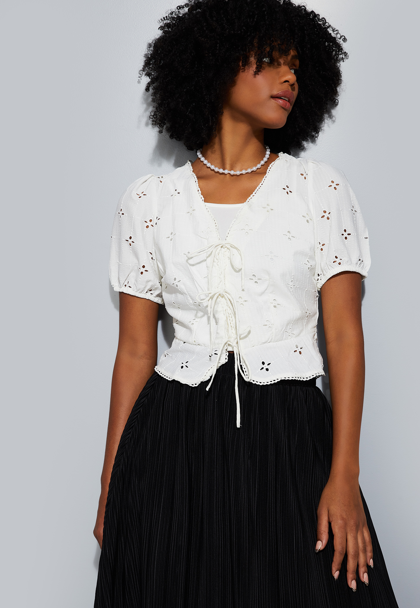 ALAYA F x URB_N Women Schifilli Top with Camisole-image-15