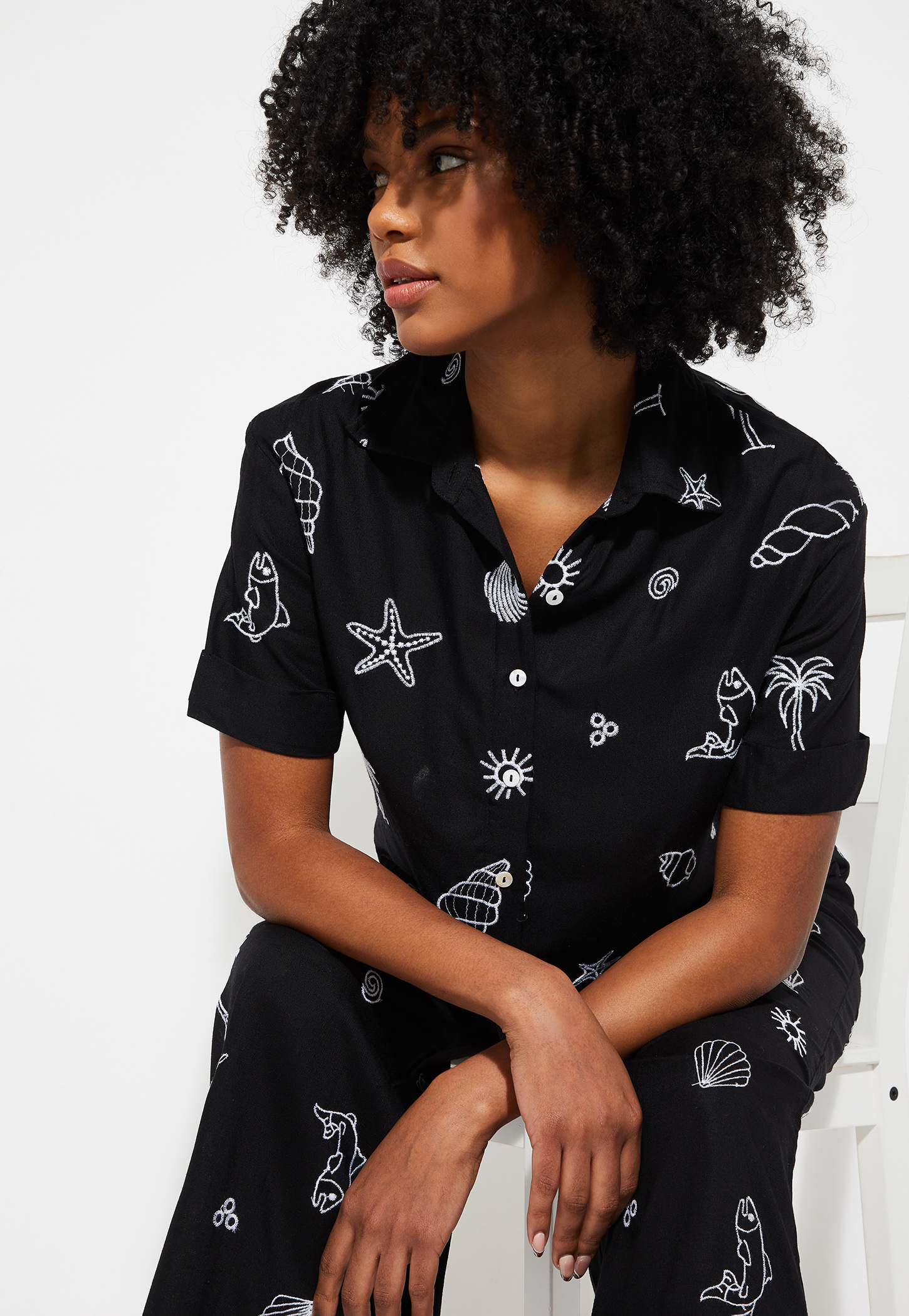 ALAYA F x URB_N Women Embroidered Shirt-picture-10
