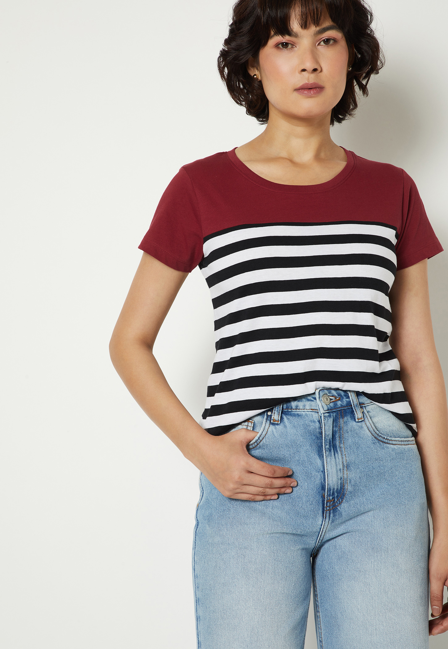 Women Striped T-shirt-picture-44