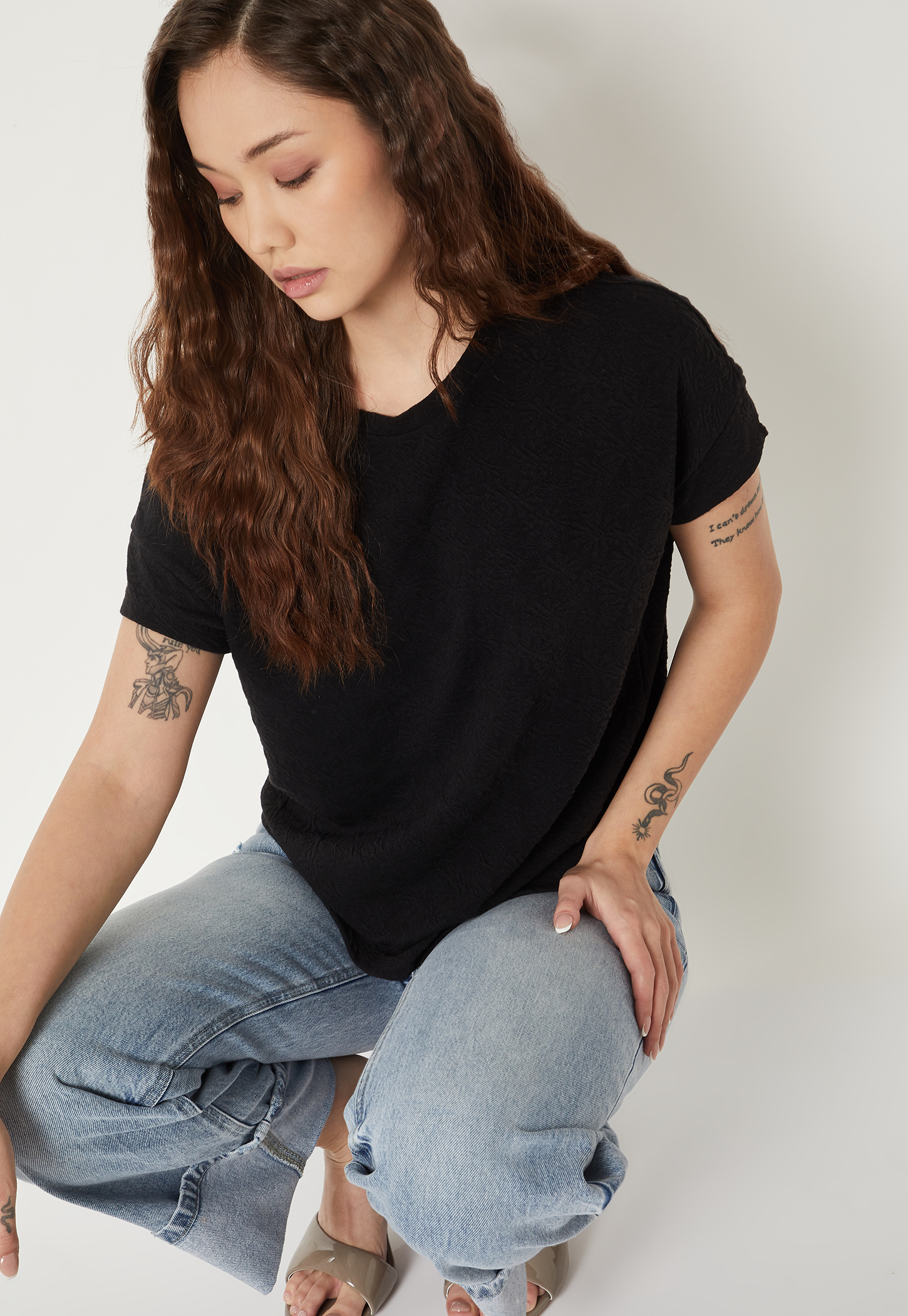 Women Solid Textured Top-picture-32