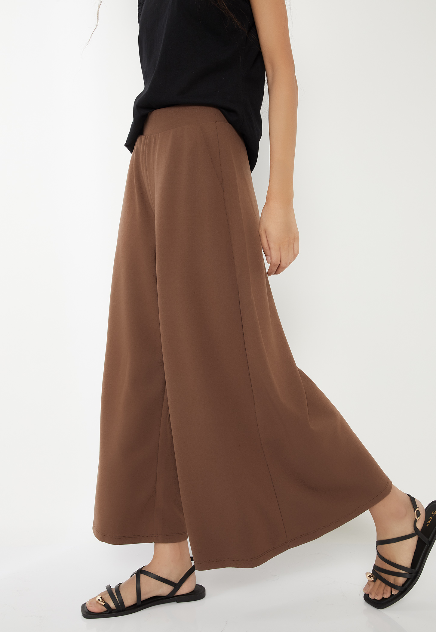 Women Solid Loose Fit Trousers-picture-35