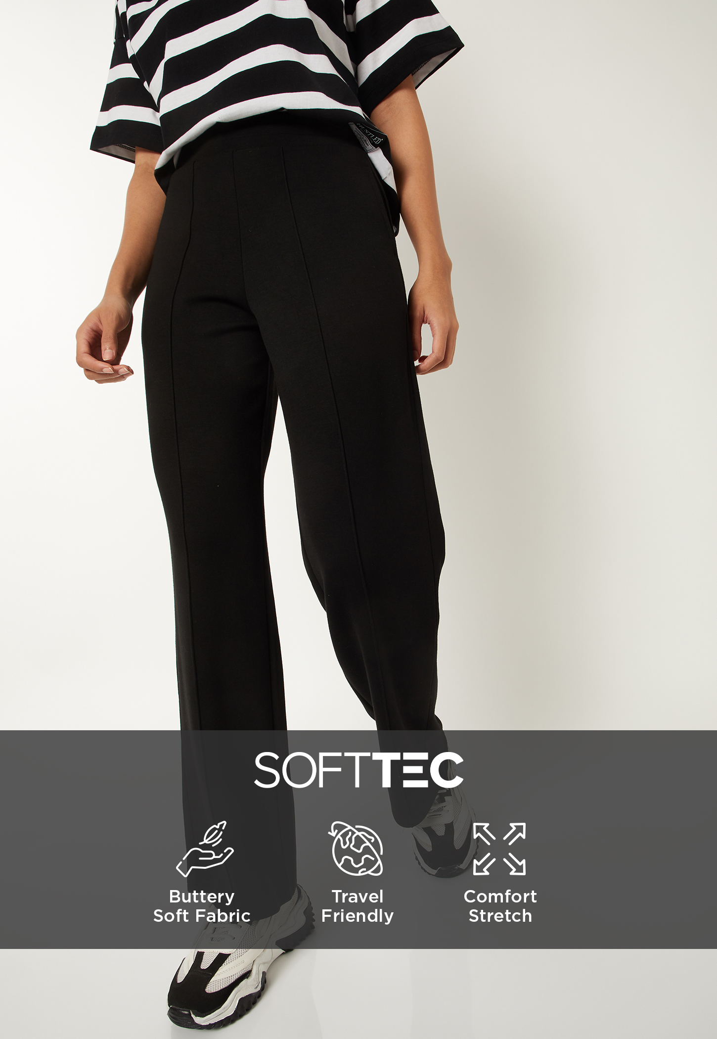 Women Wide Sports Track Pants-picture-22