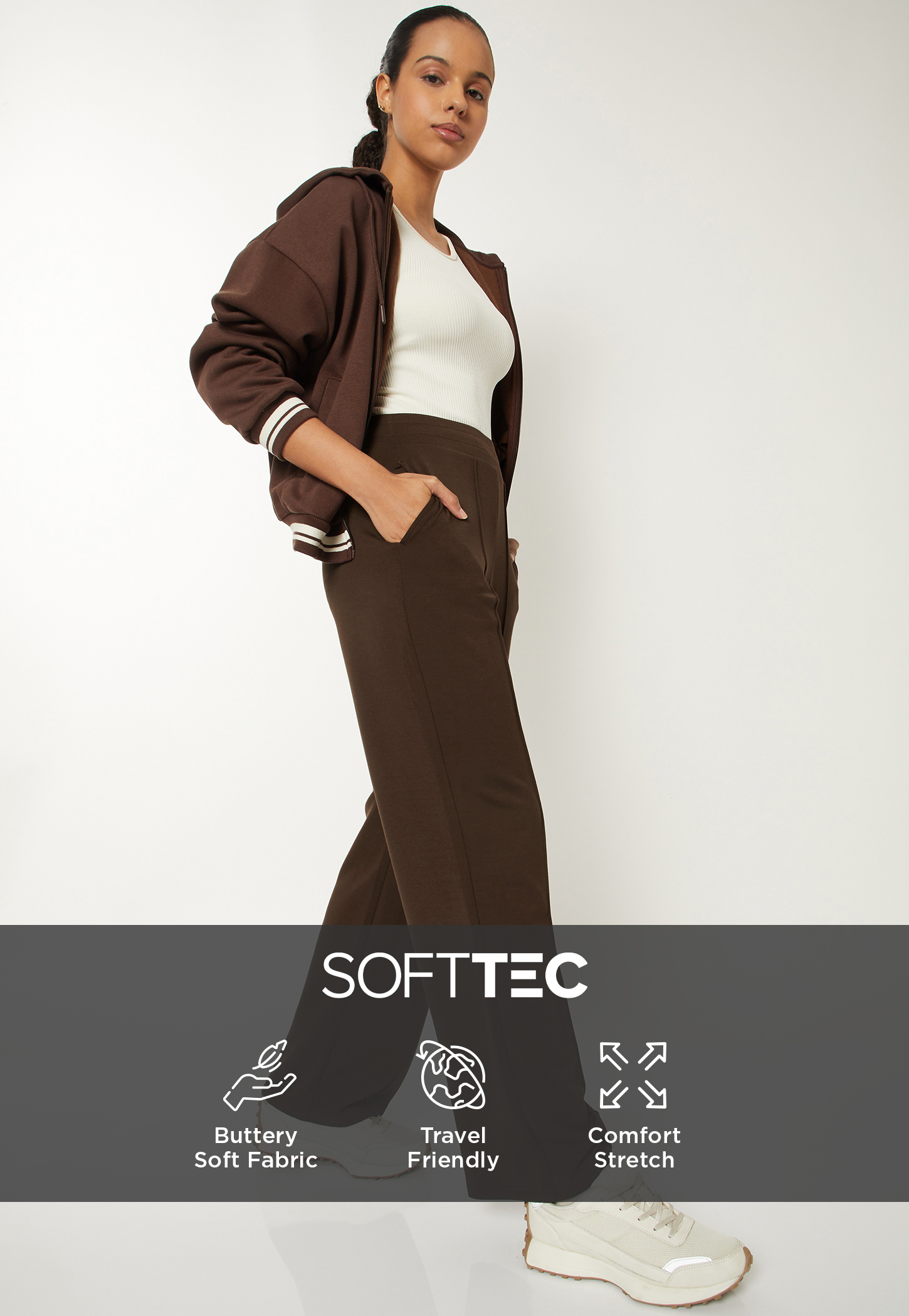 Women Wide Sports Track Pants-picture-43