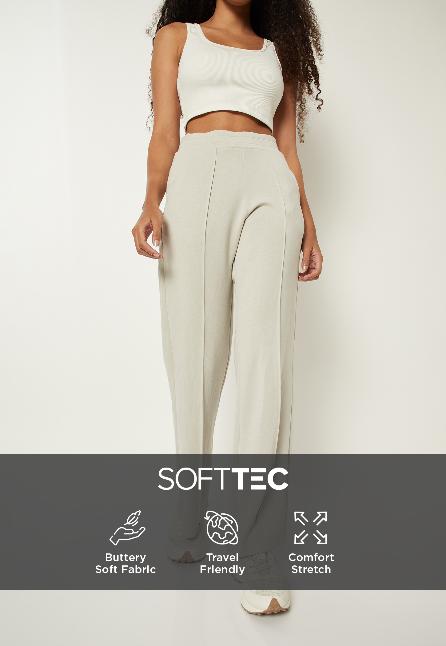 Women Wide Sports Track Pants-picture-26