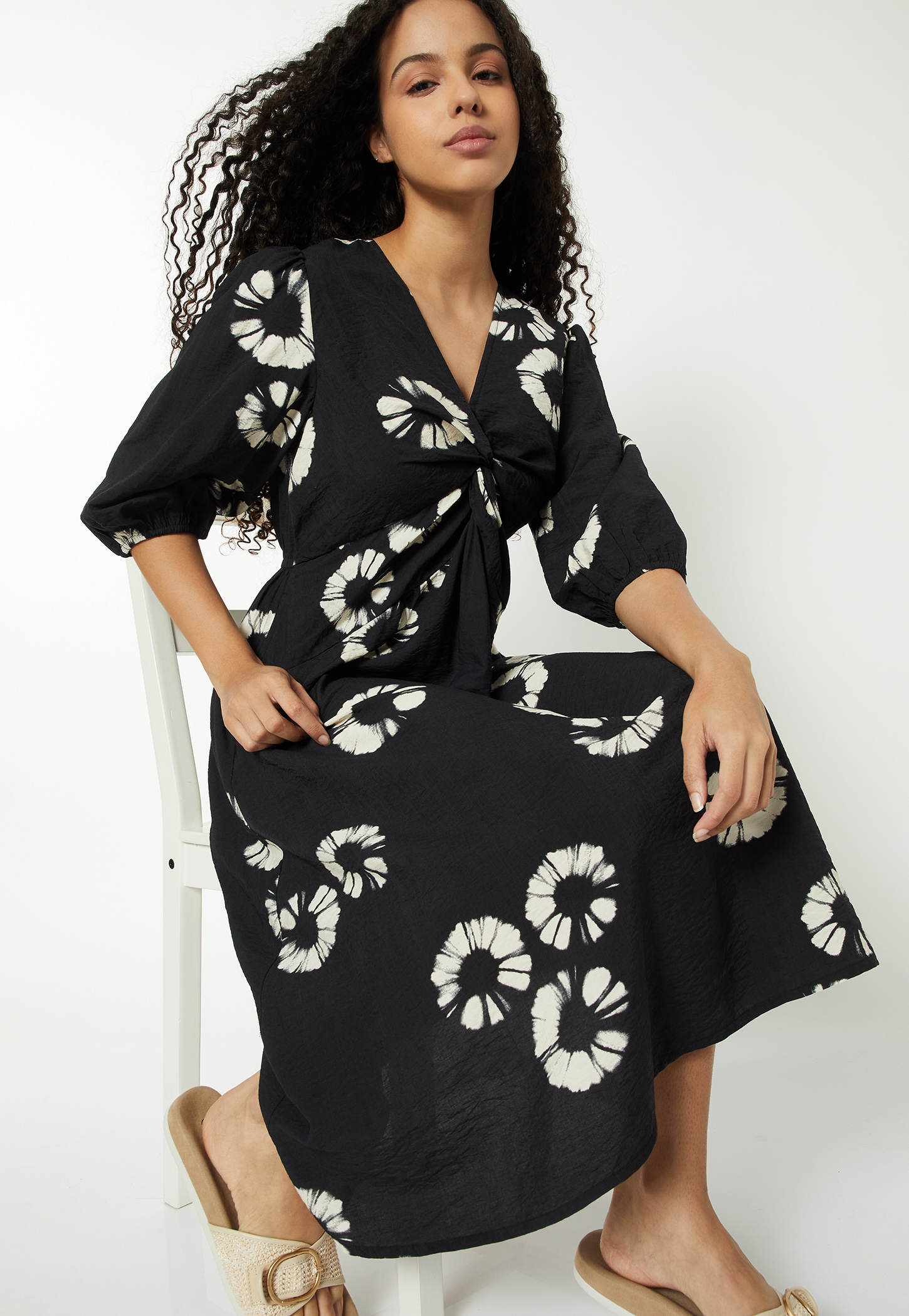 Women Printed A-line Dress-picture-36