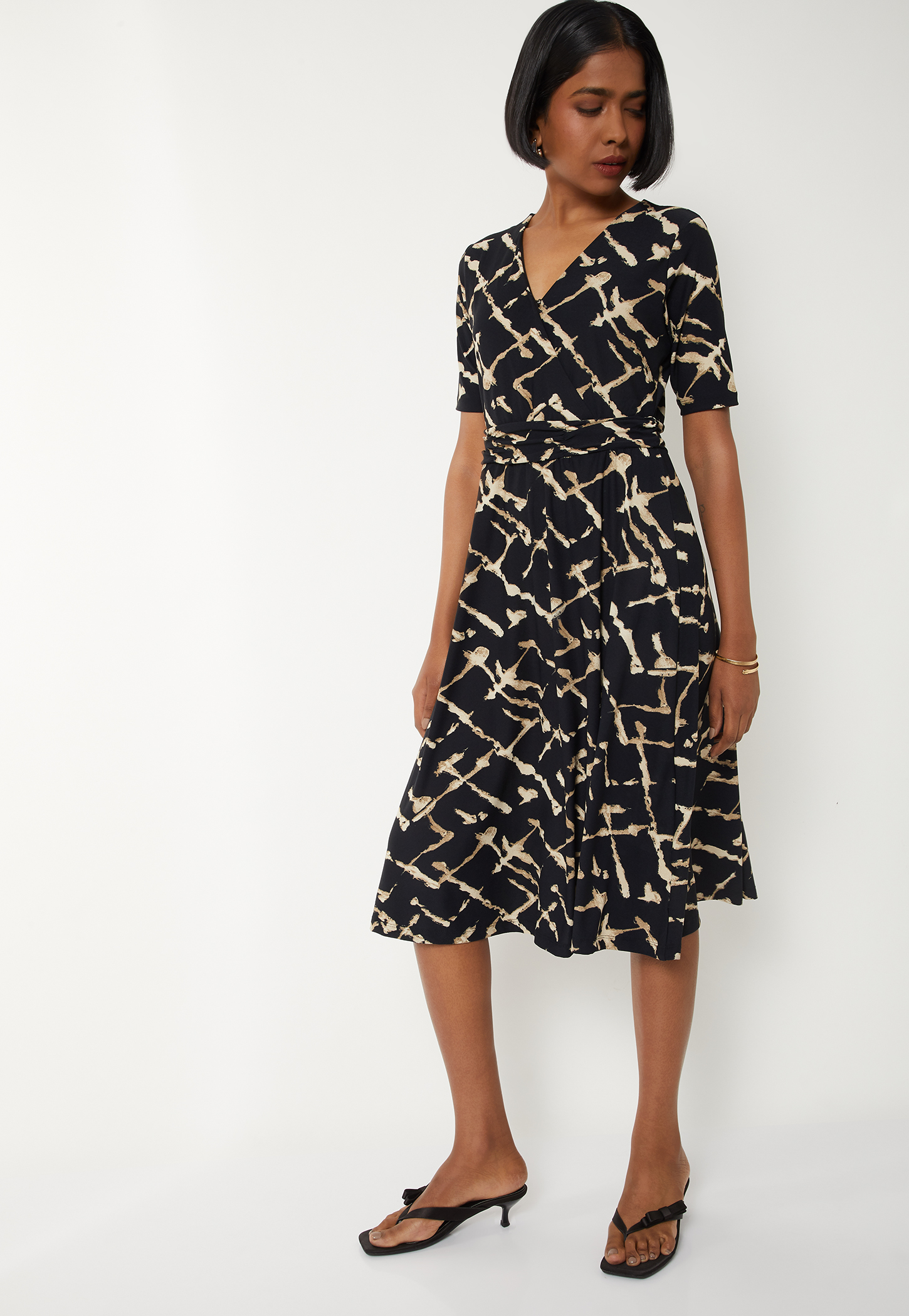 Women Printed A-line Dress-picture-46
