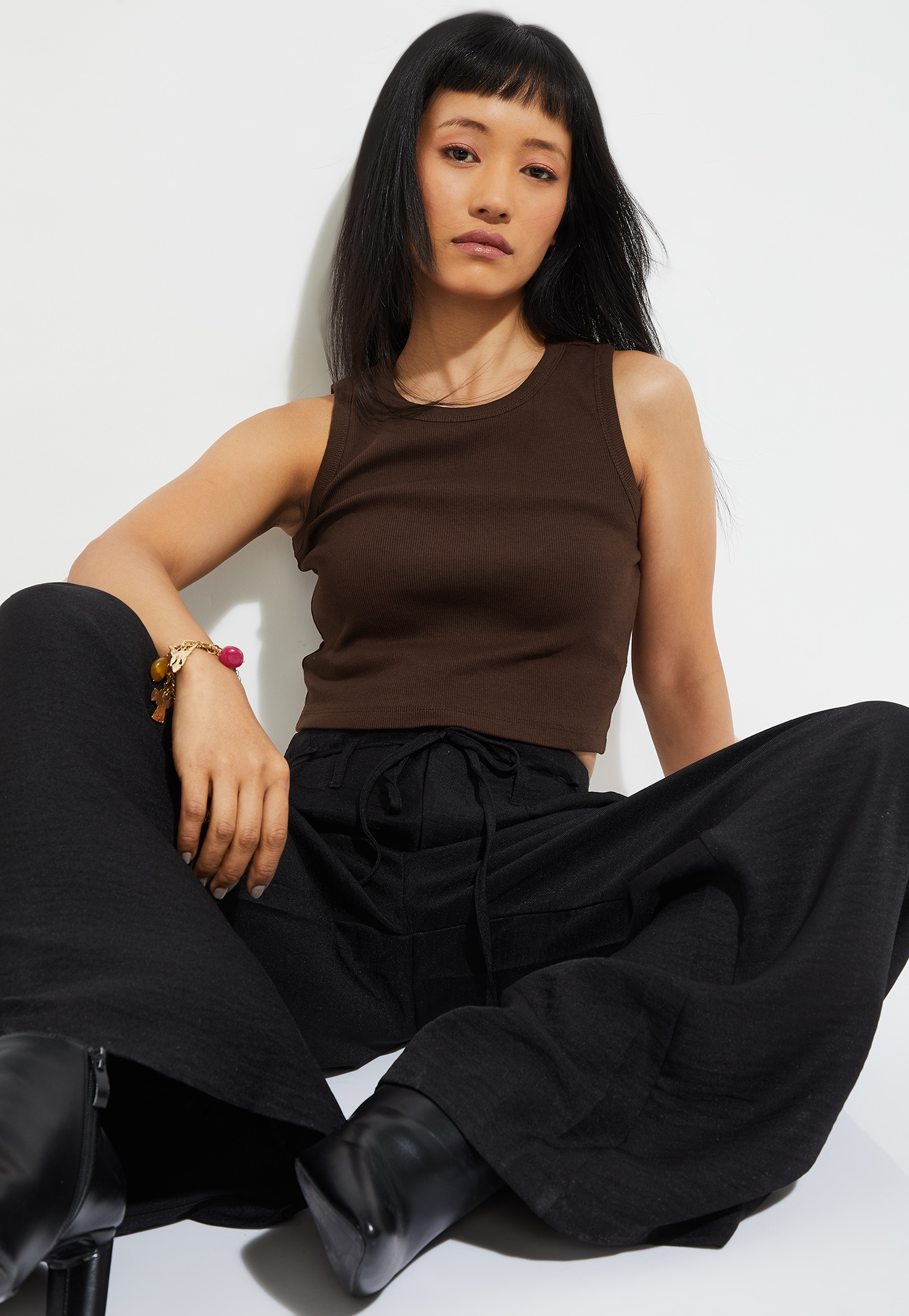 ALAYA F x URB_N Women Ribbed Tank Top-picture-43