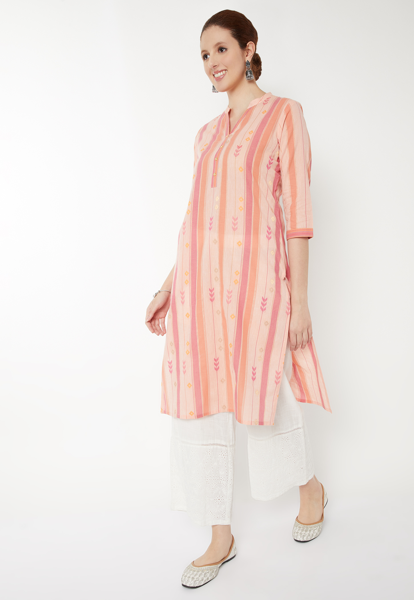Women Striped Straight Kurta-picture-33