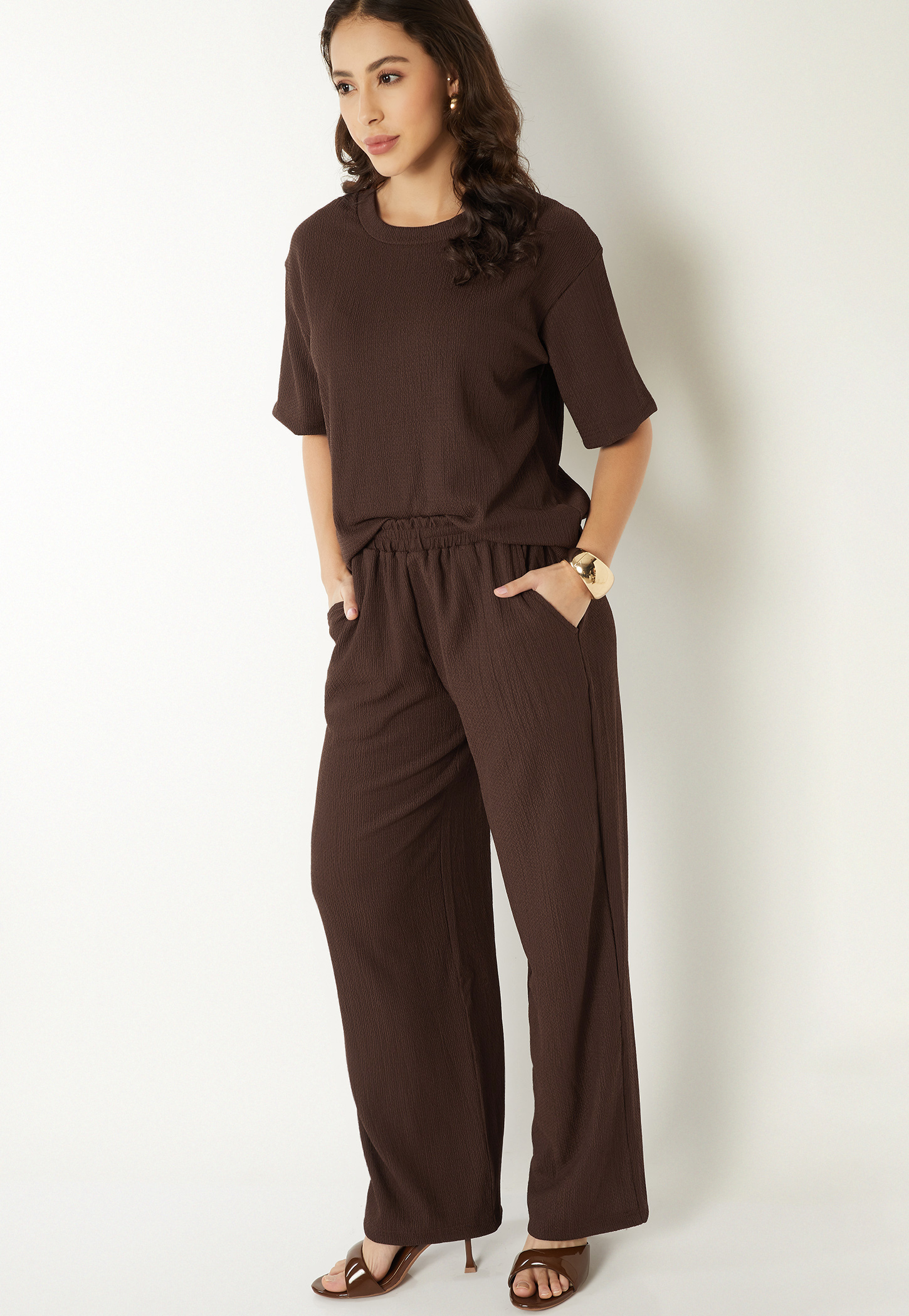 Women Textured T-shirt-picture-46