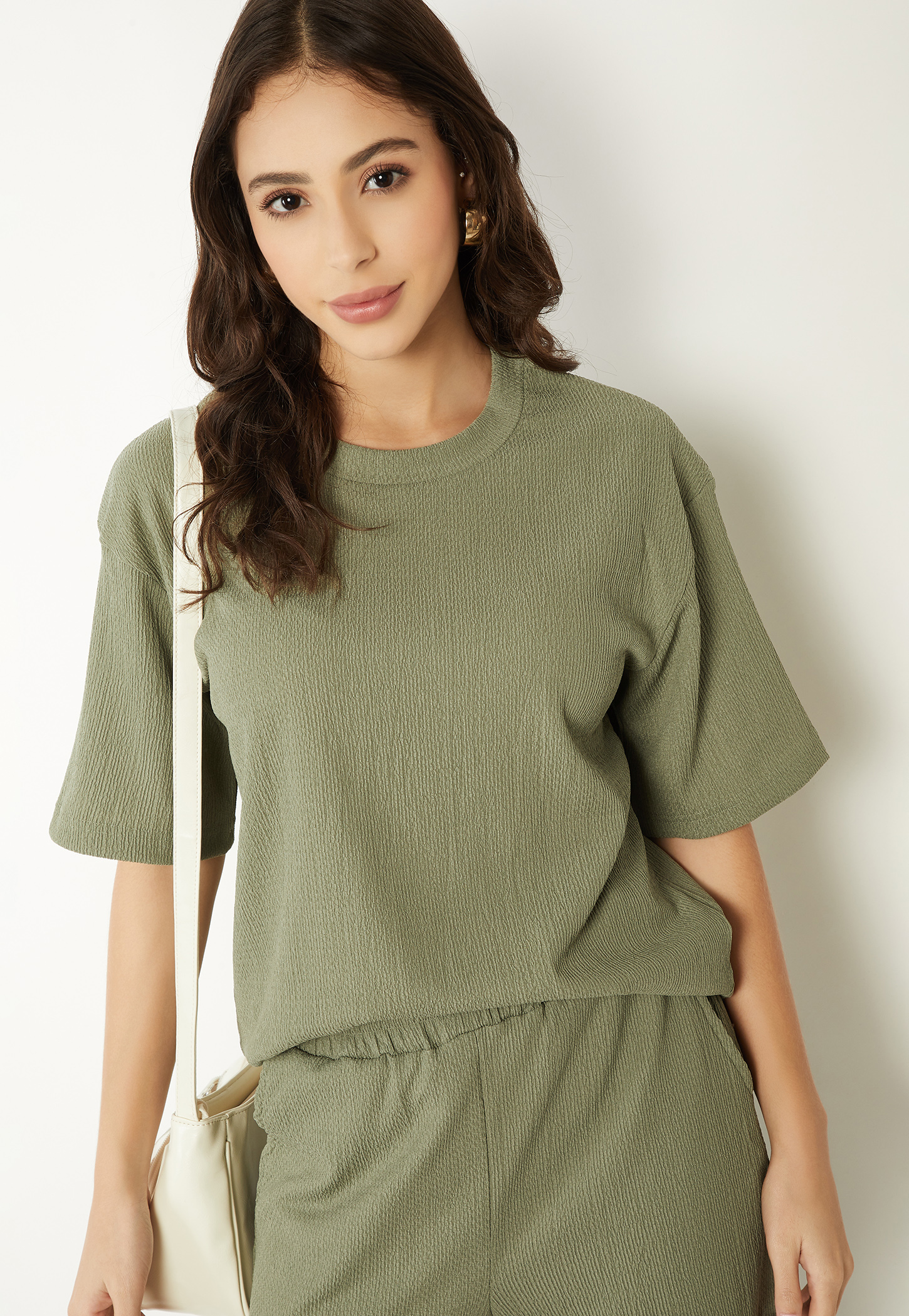 Women Textured T-shirt-picture-51