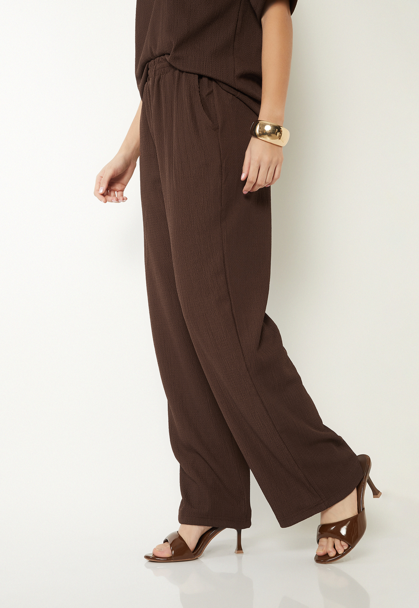 Women Textured Trousers-picture-46