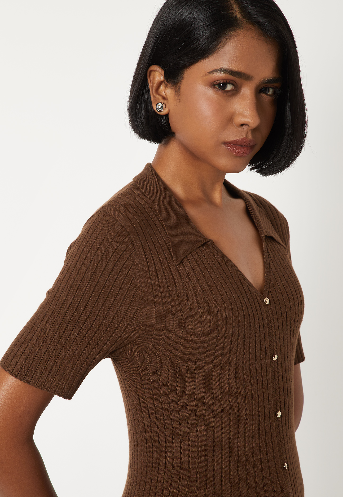 Women Knit Short Sleeves Top-picture-26