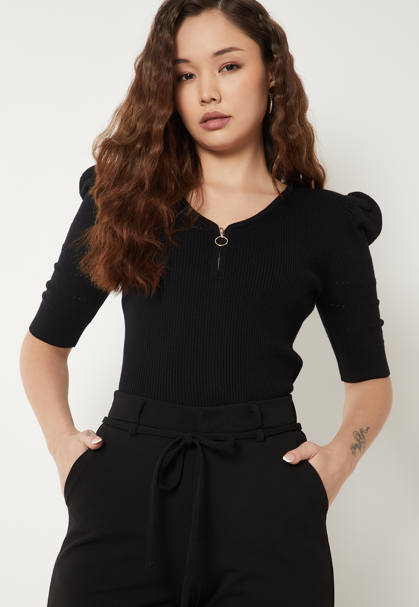Women Ribbed Top-picture-41
