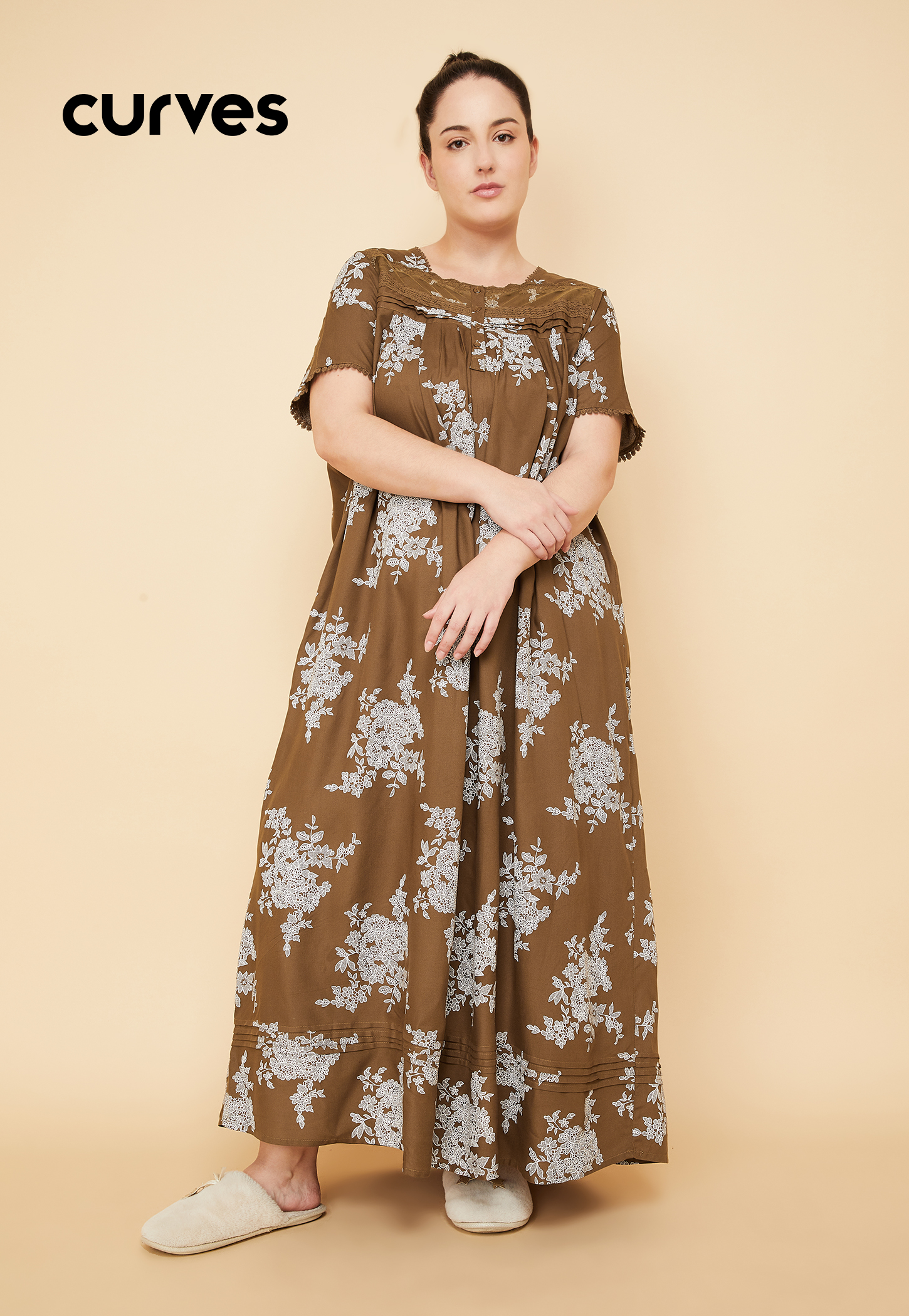 Women Printed Night Gown-image-45