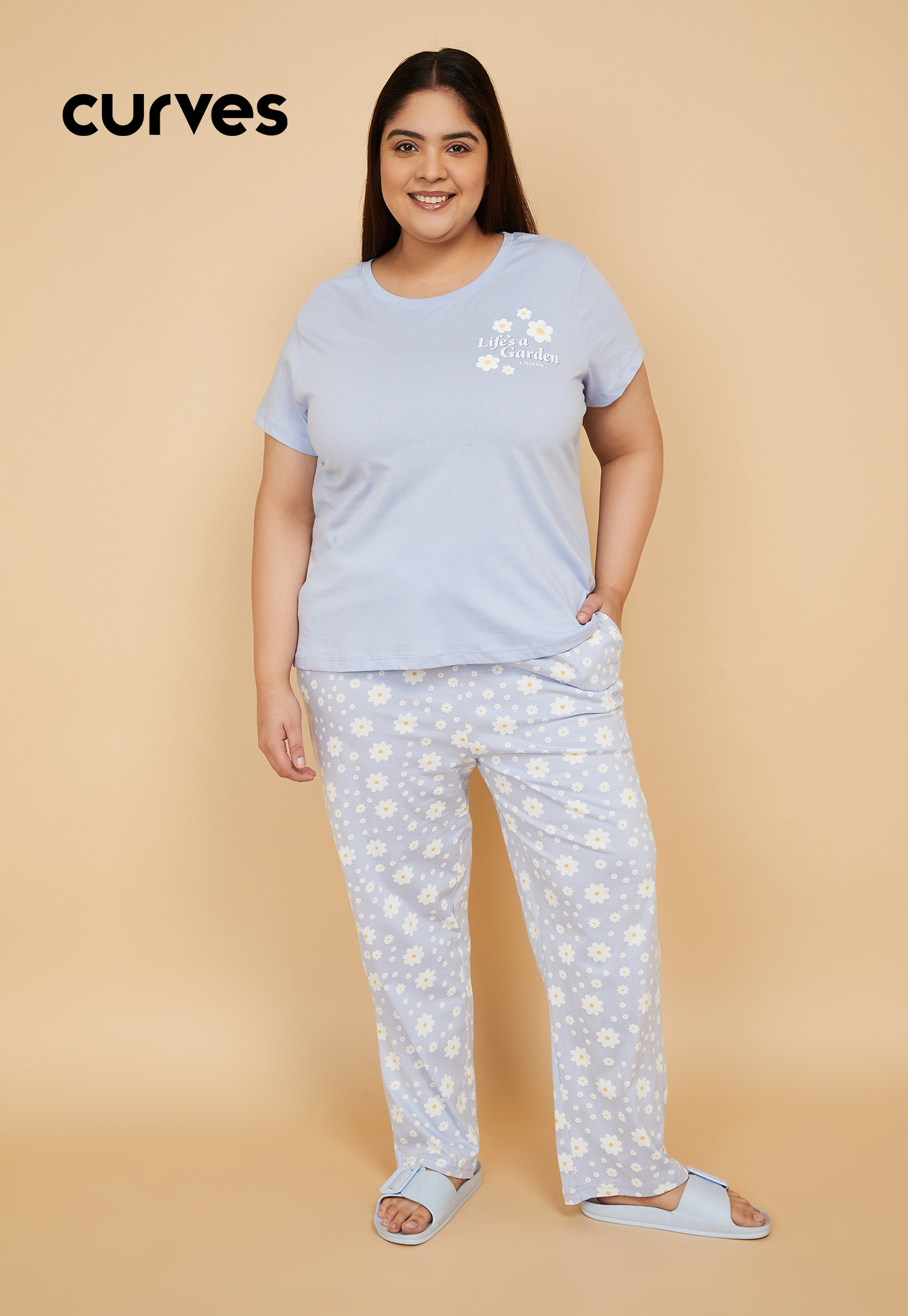 Women Floral Print PJ Set-picture-15