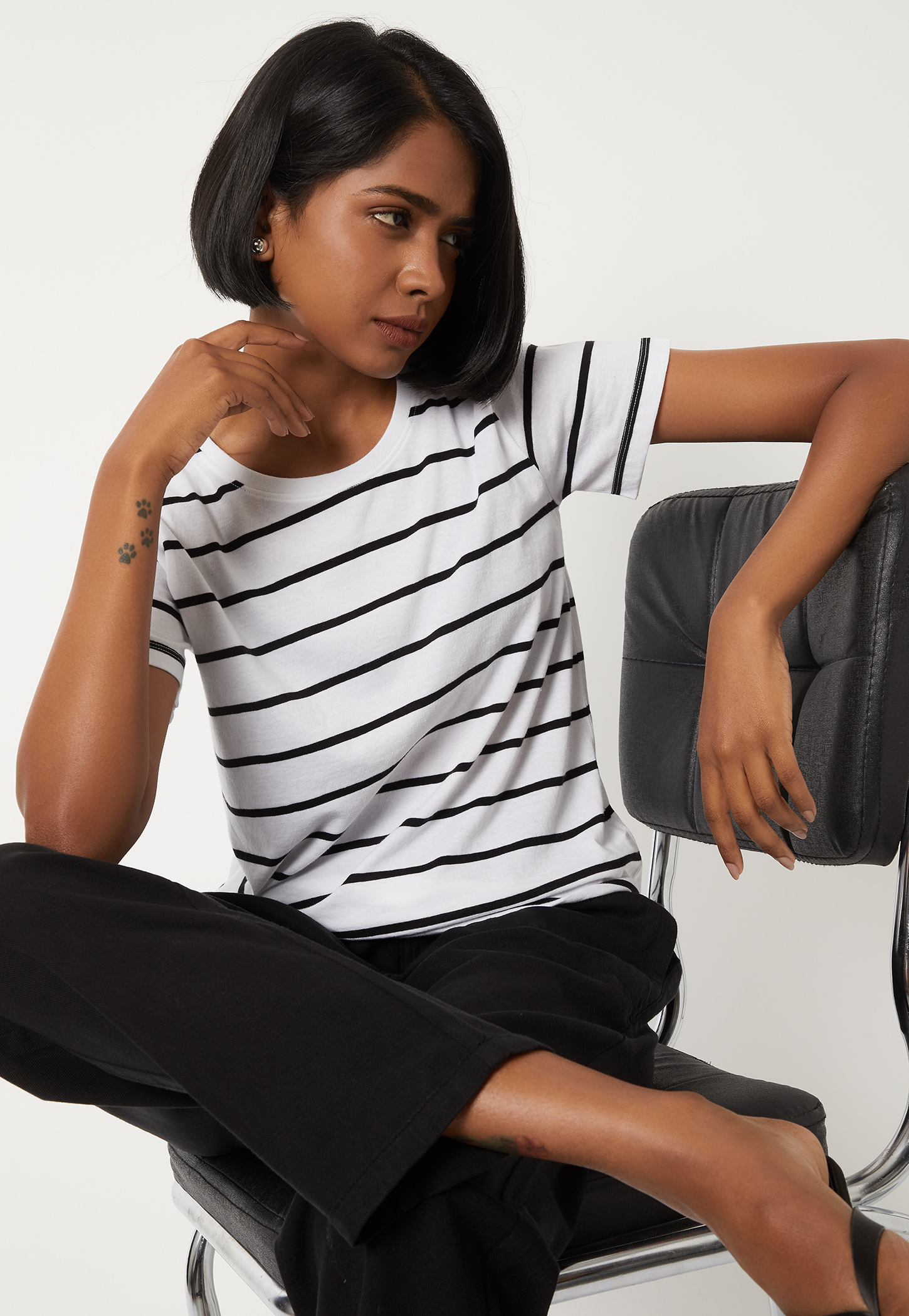 Women Striped T-shirt-picture-38