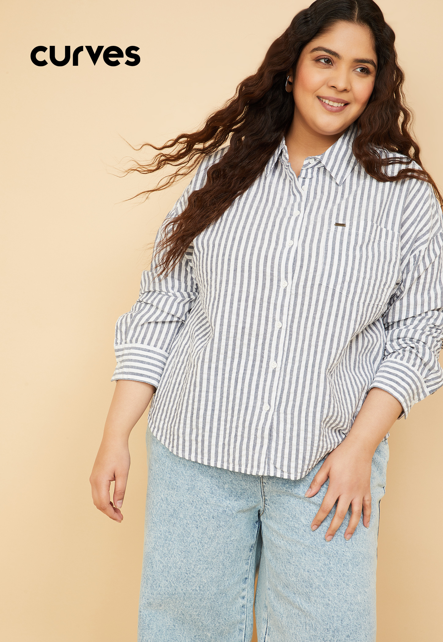 Women Seersucker Regular Fit Shirt-image-15