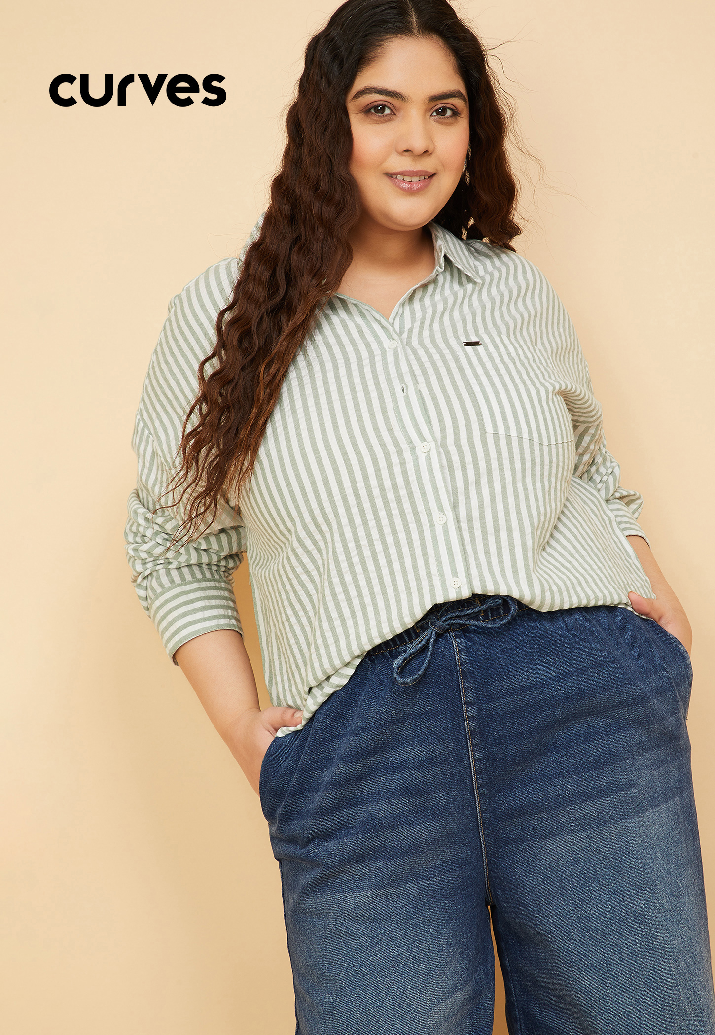 Women Seersucker Regular Fit Shirt-picture-45