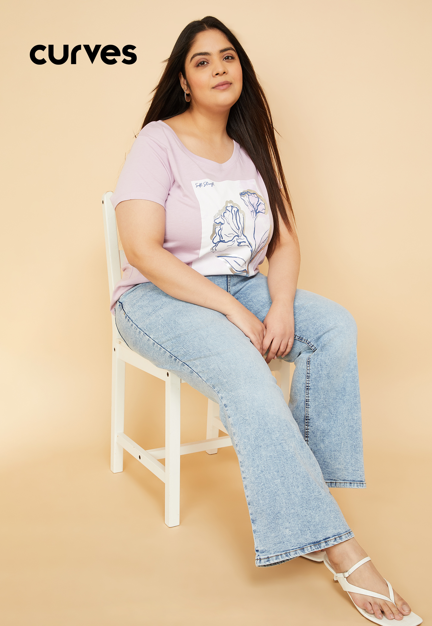 Women Washed Flared Jeans-picture-27