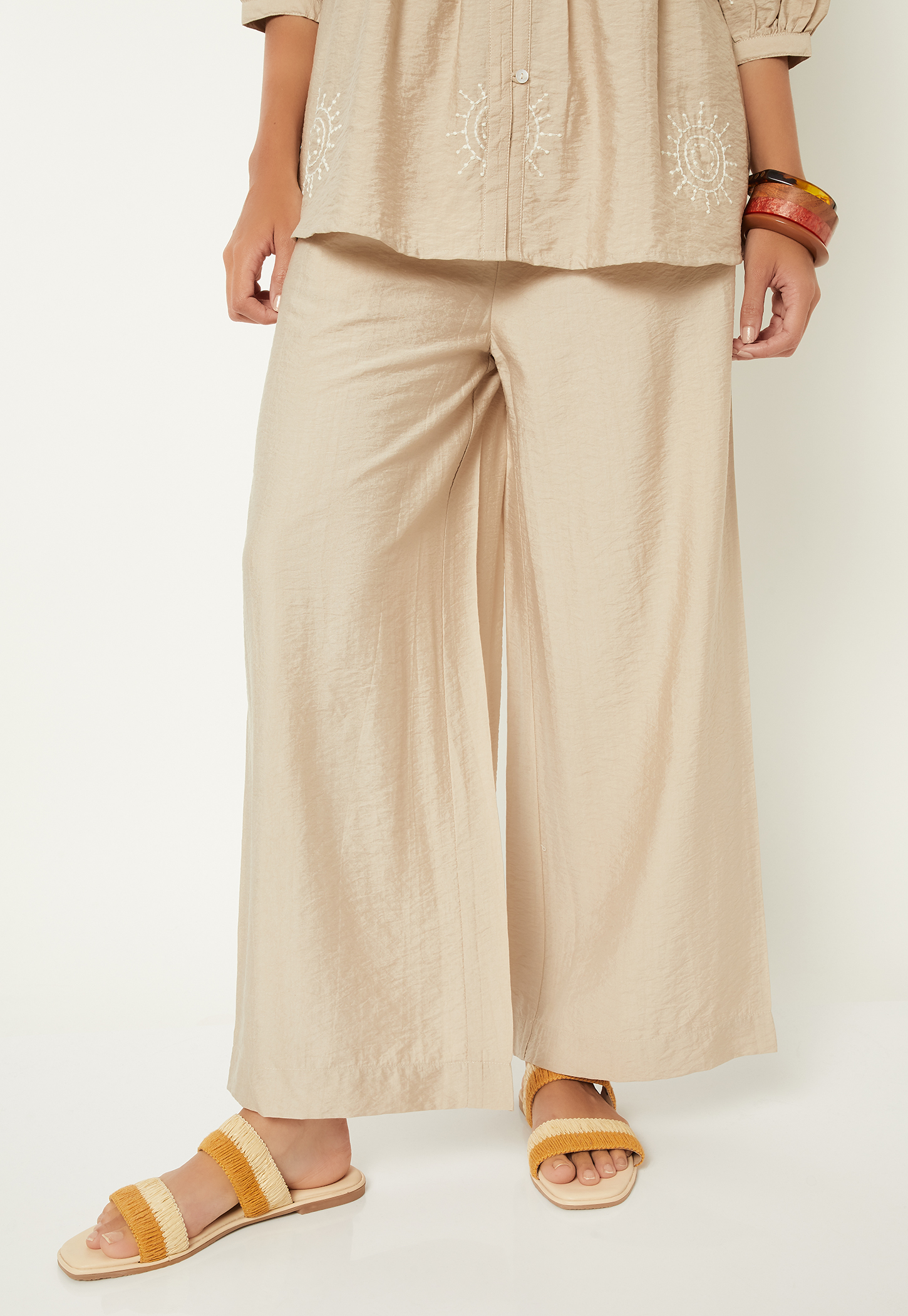 Women Solid Palazzo-image-12