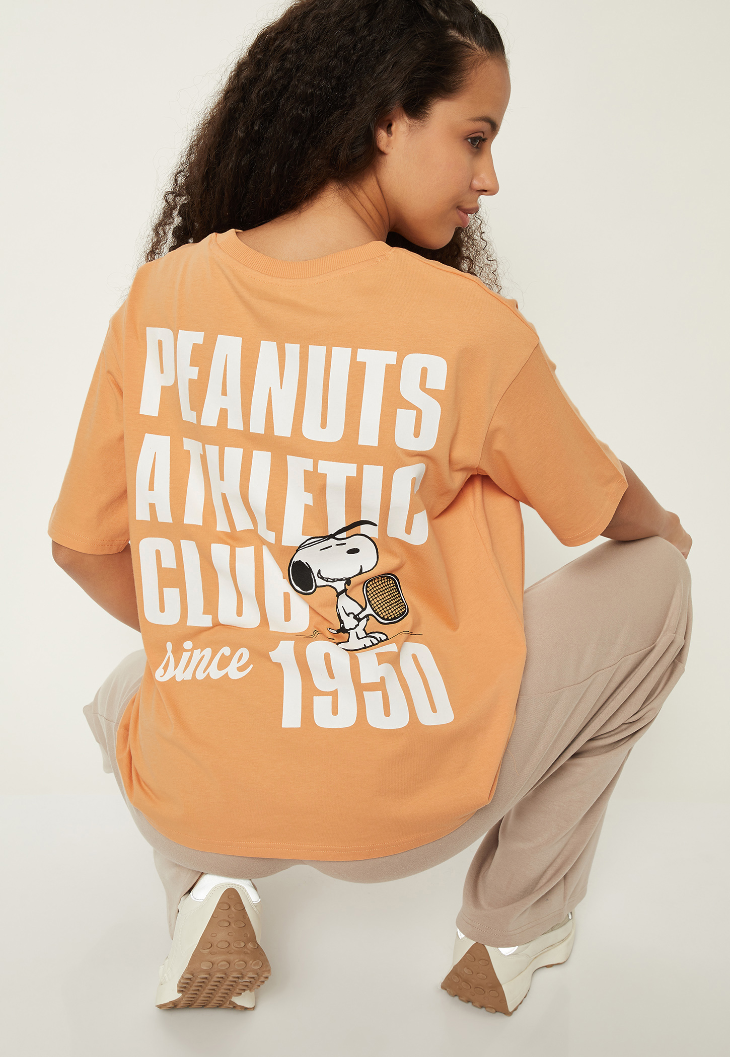 Women Snoopy Oversized Sports T-shirt-picture-53