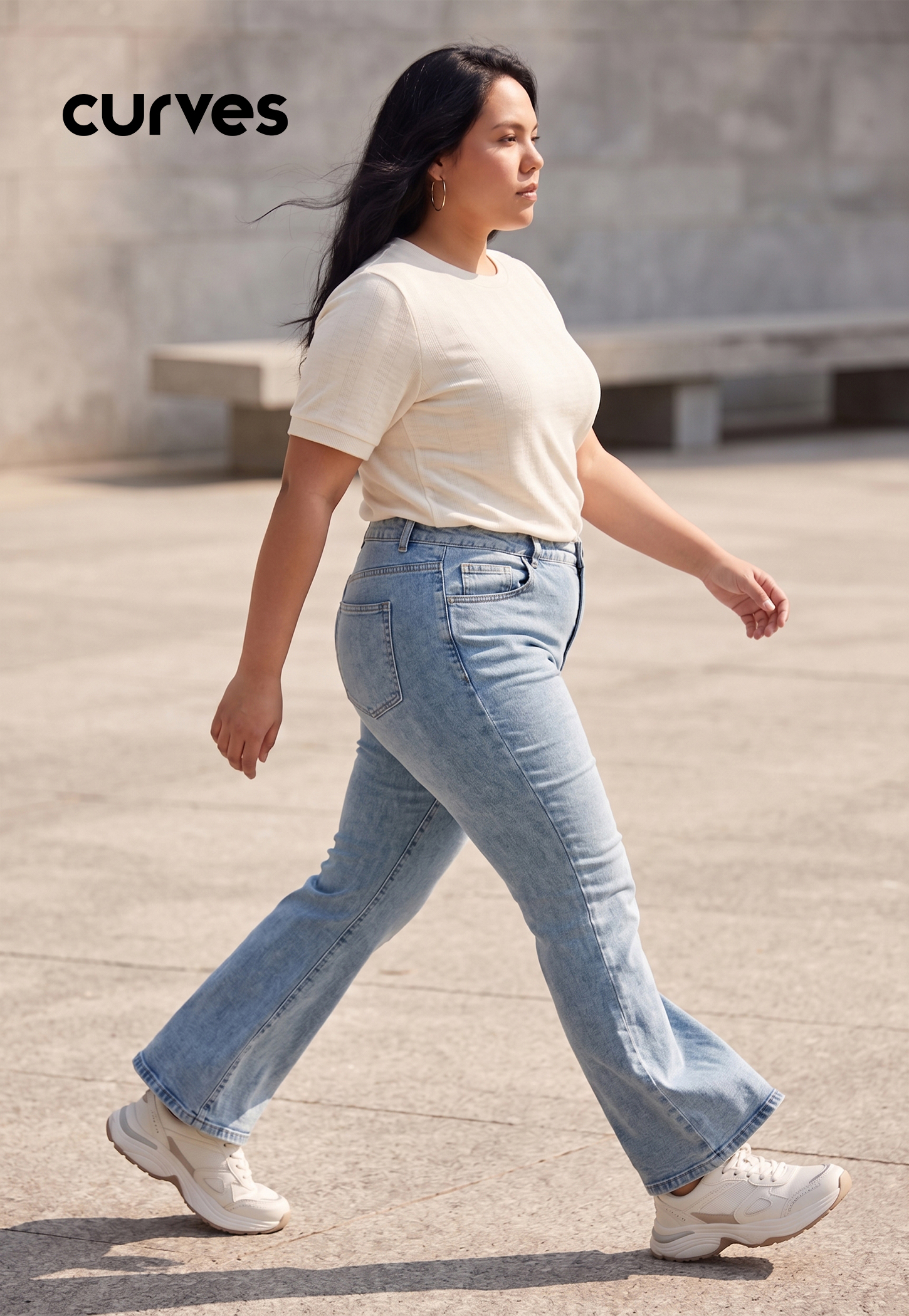 Women Washed Flared Jeans-picture-36