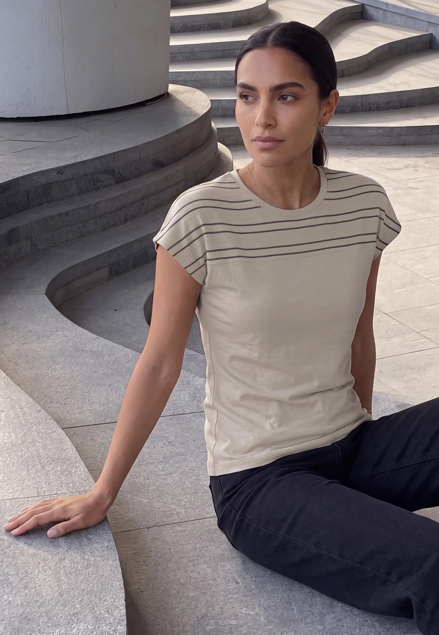 Women Striped T-shirt-picture-38