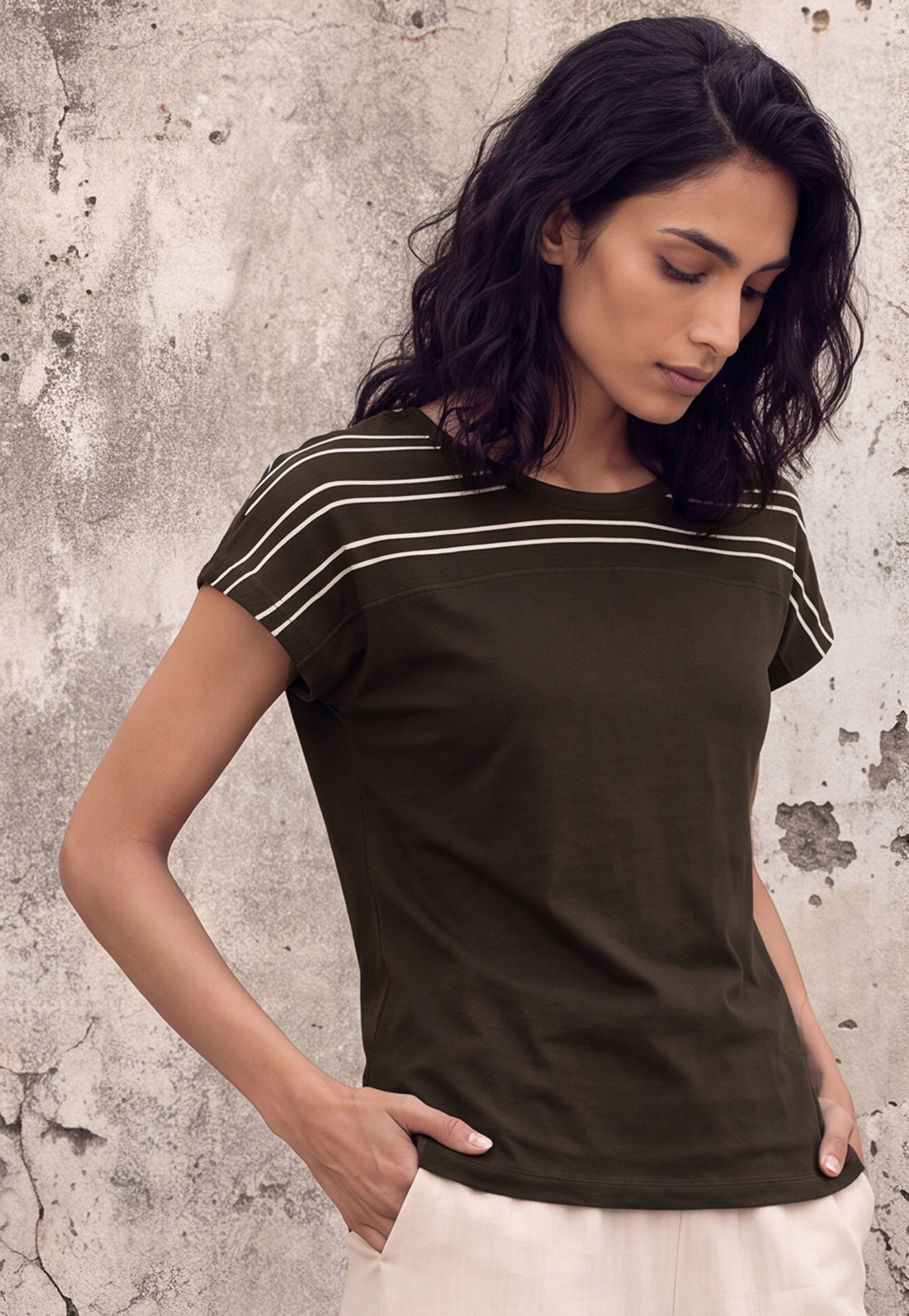 Women Striped T-shirt-picture-13