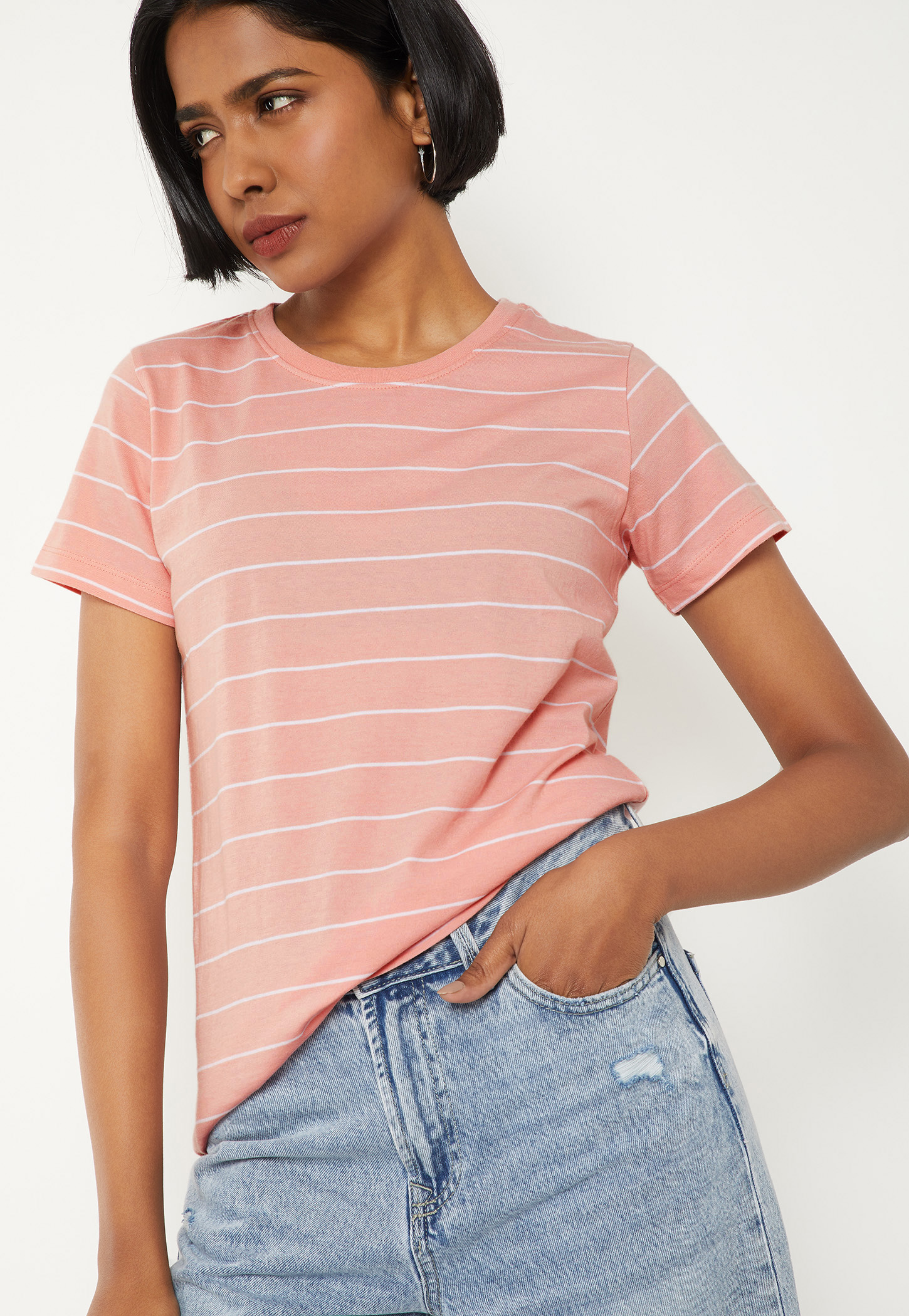 Women Striped T-shirt-picture-50