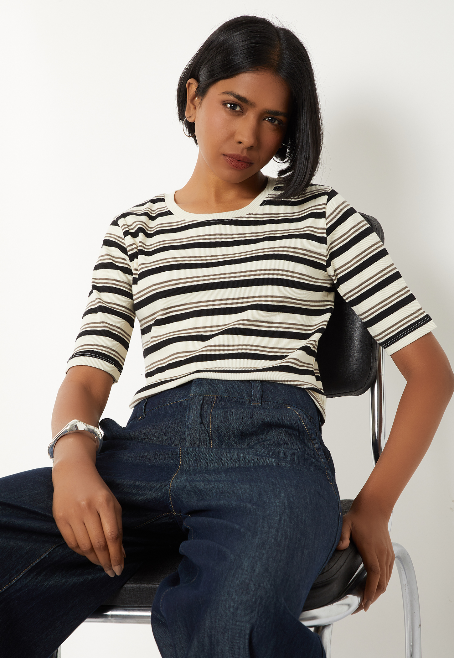 Women Striped T-shirt-picture-20
