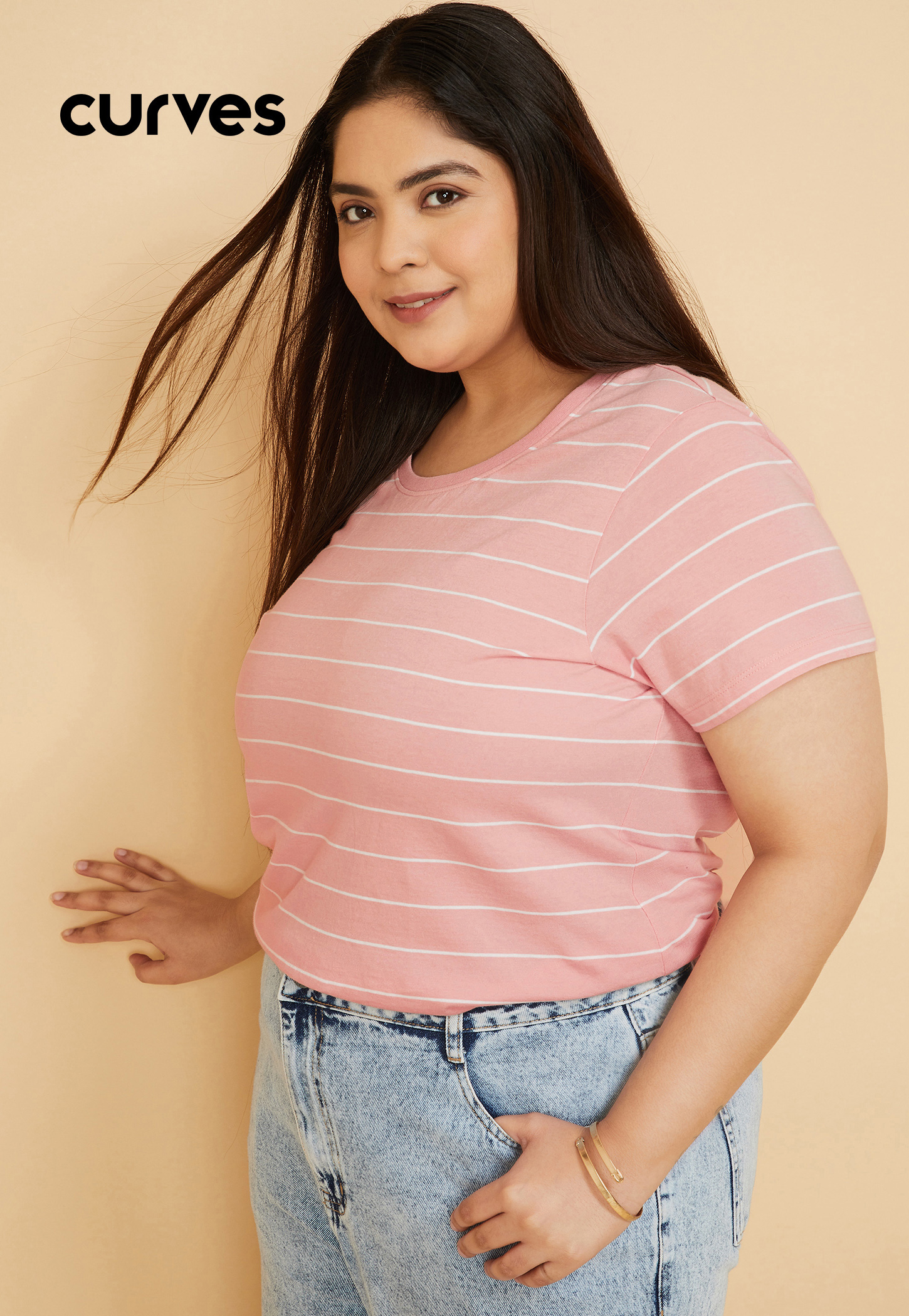 Women Striped T-shirt-picture-34