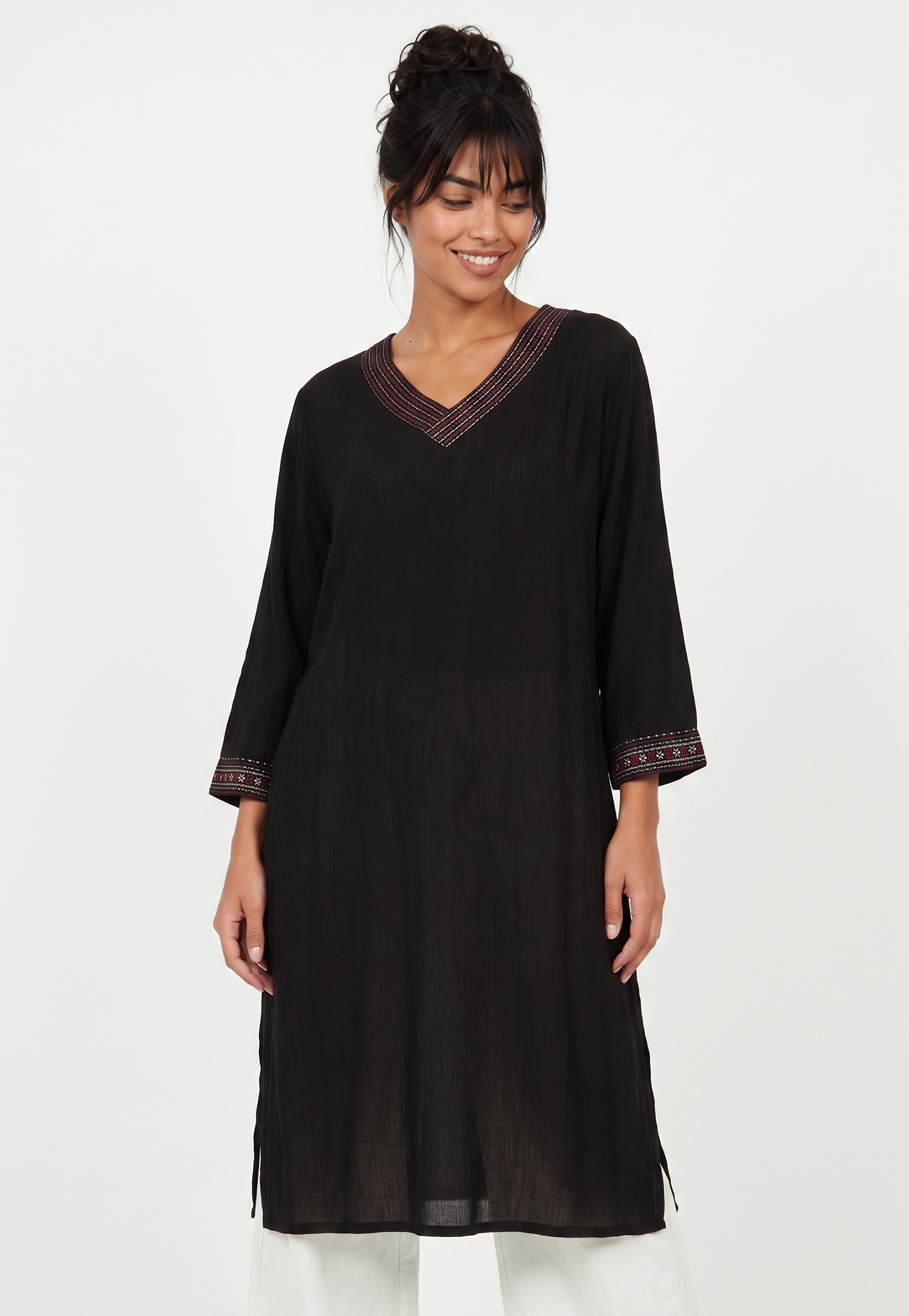 Women Embroidered Straight Kurta-picture-13