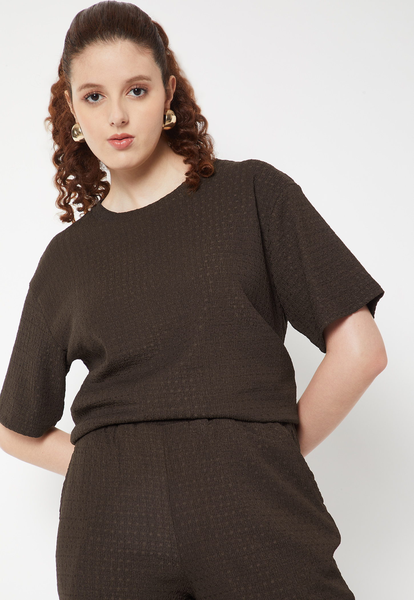 Women Textured T-shirt-picture-40