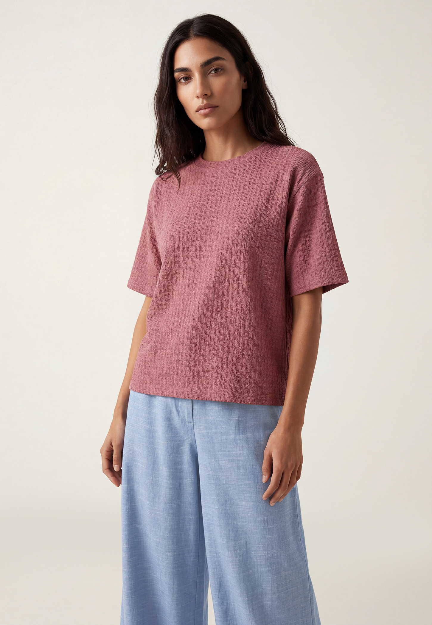 Women Textured T-shirt-picture-24