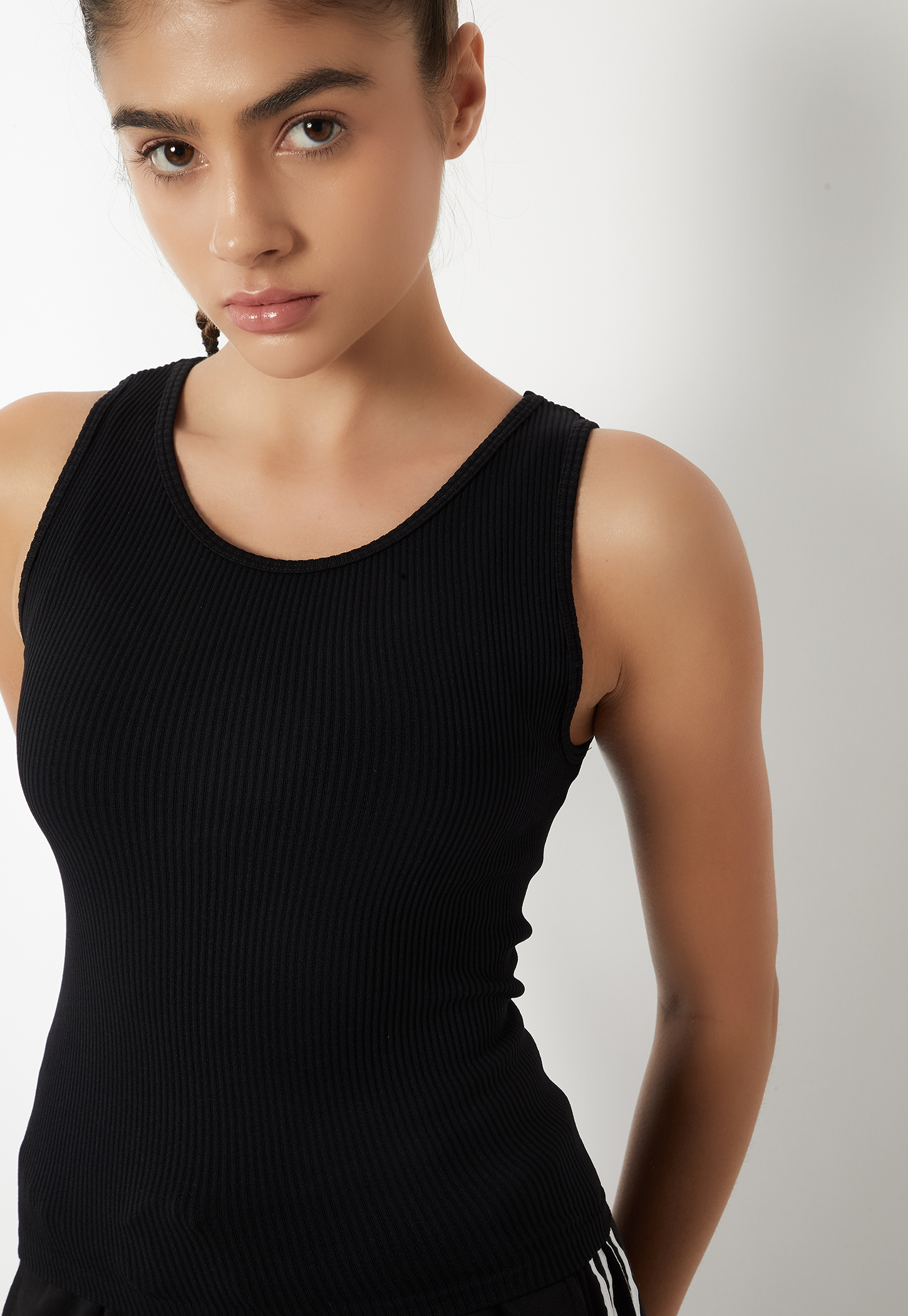 Women Ribbed Active Tank Top-picture-30