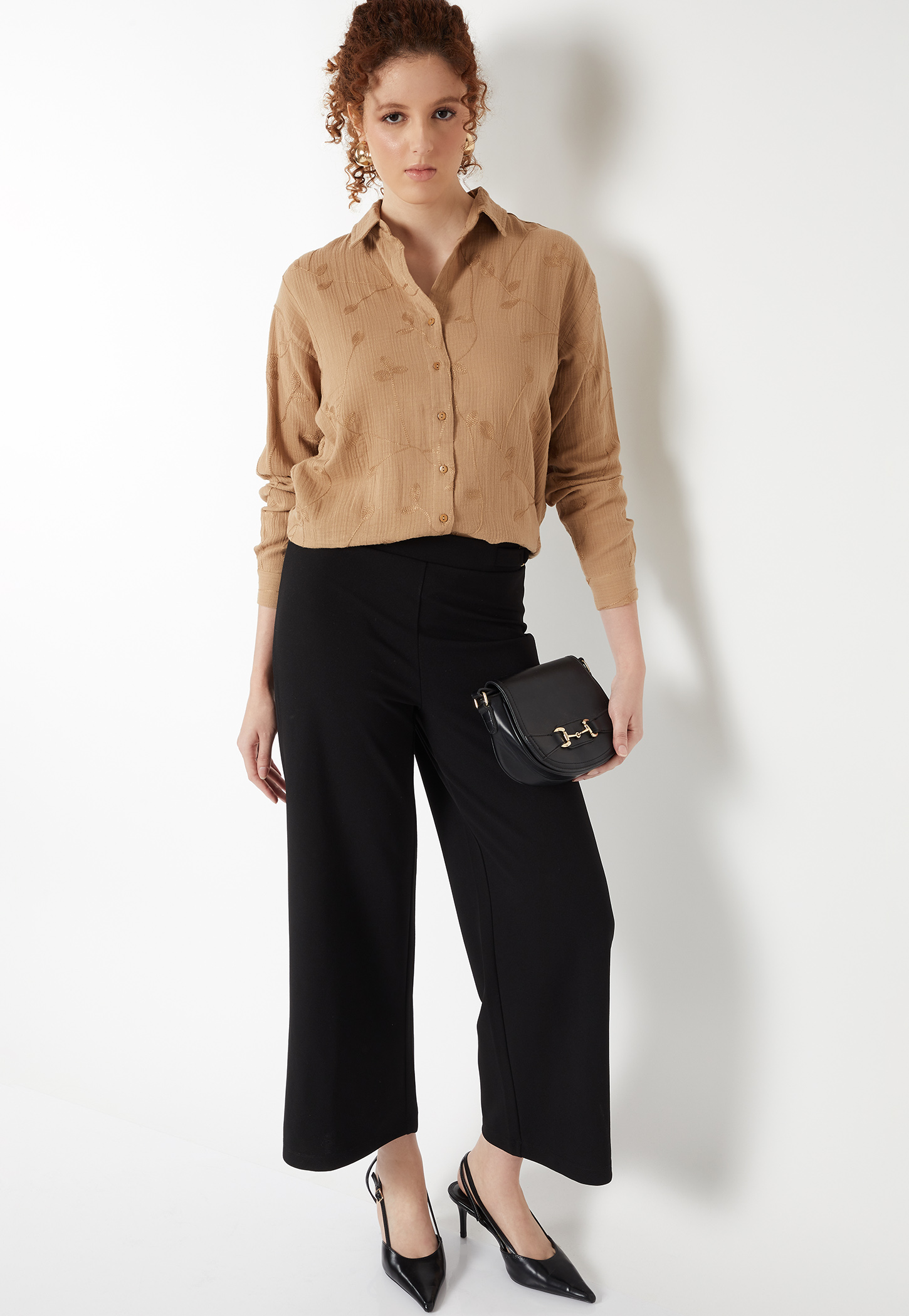 Women Embroidered Regular Fit Shirt-picture-27