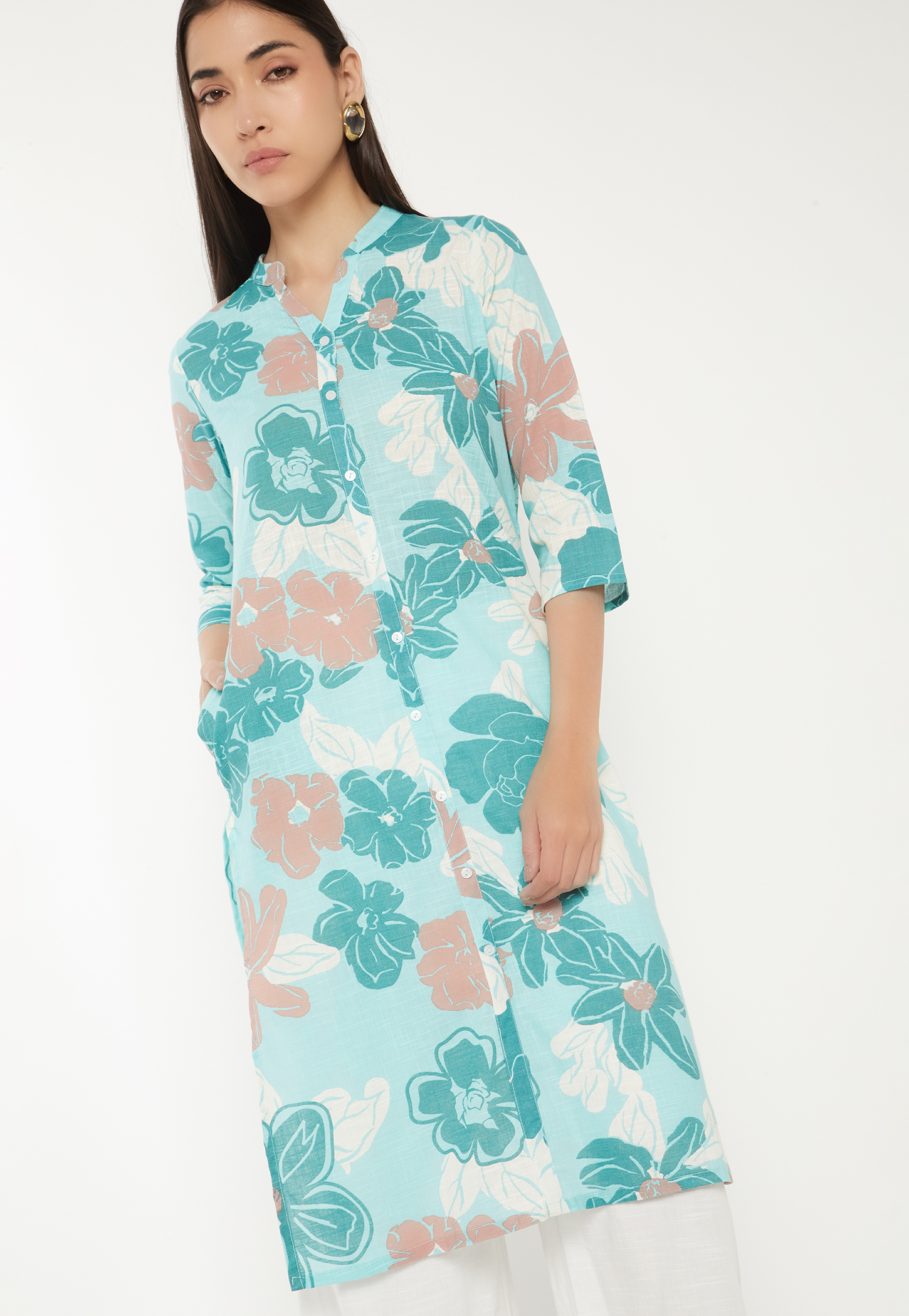 Women Floral Print Straight Kurta-picture-18
