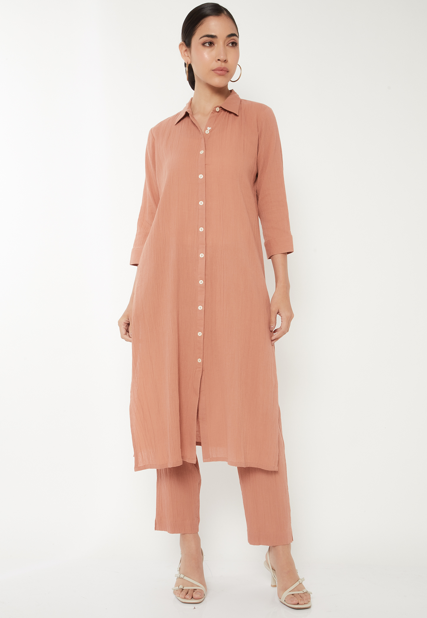 Women Textured Straight Kurta Set-picture-50