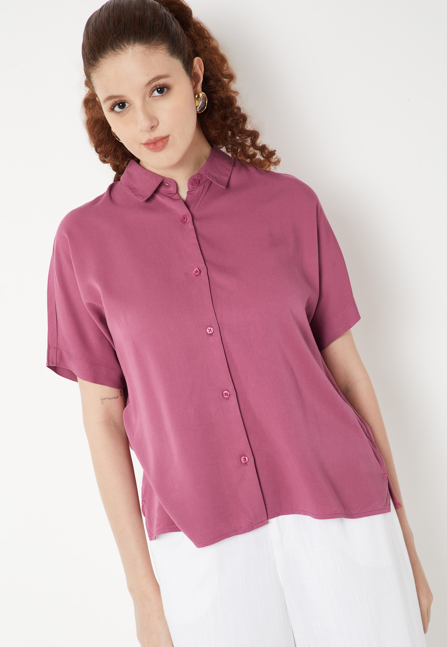 Women Solid Regular Fit Shirt-image-26