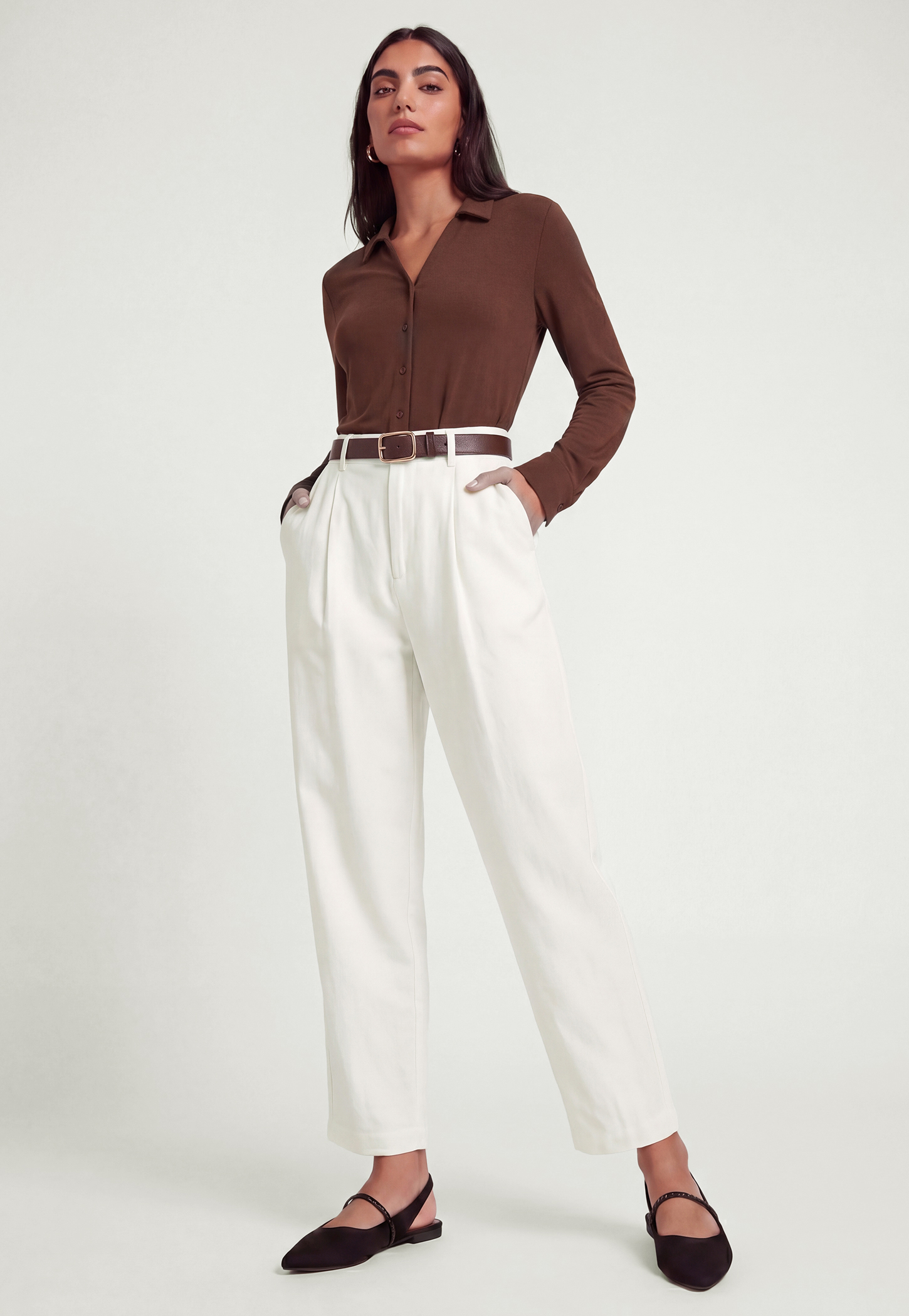 Women Solid Trousers-picture-38