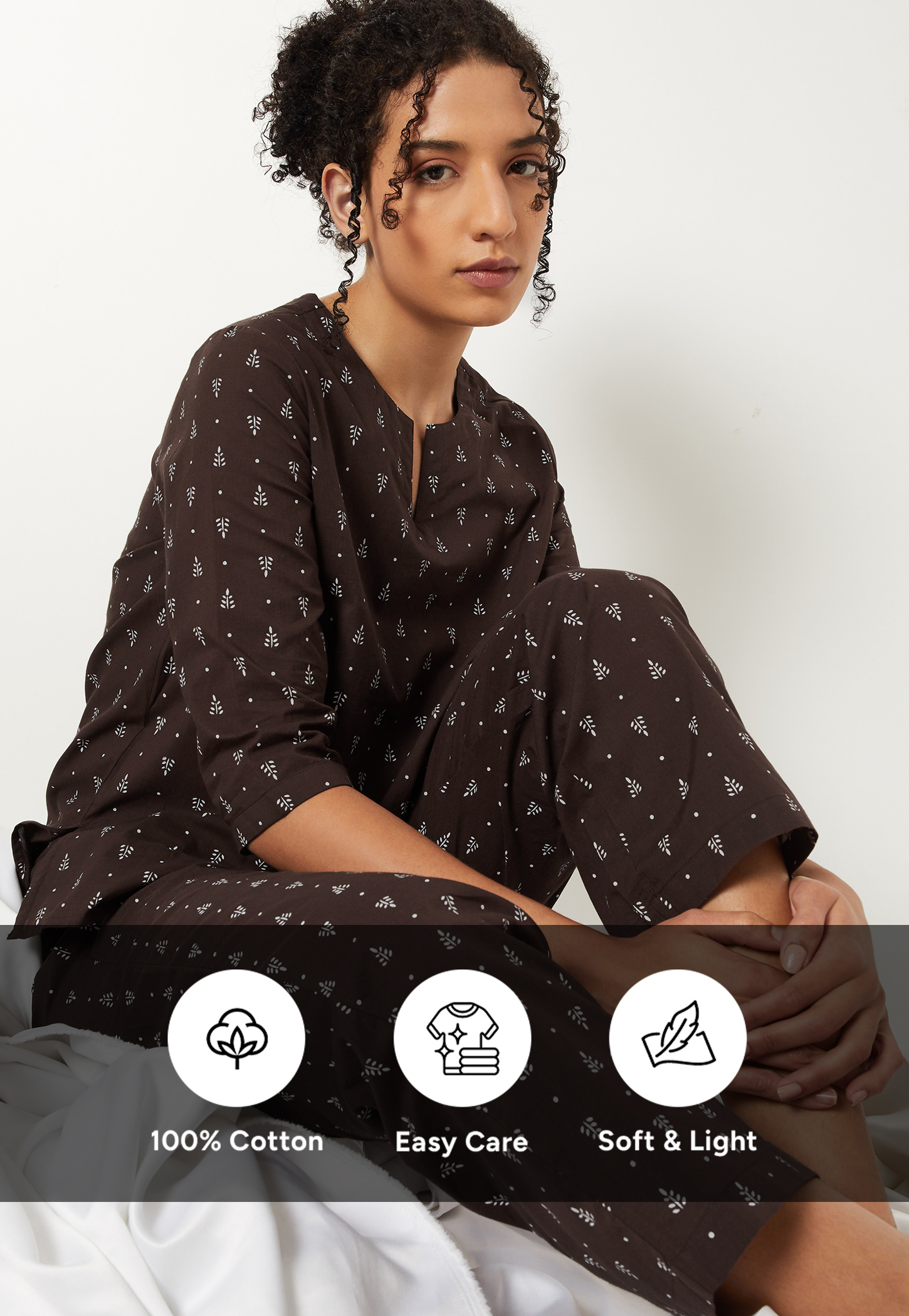 Women Pure Cotton Printed PJ Set-picture-49