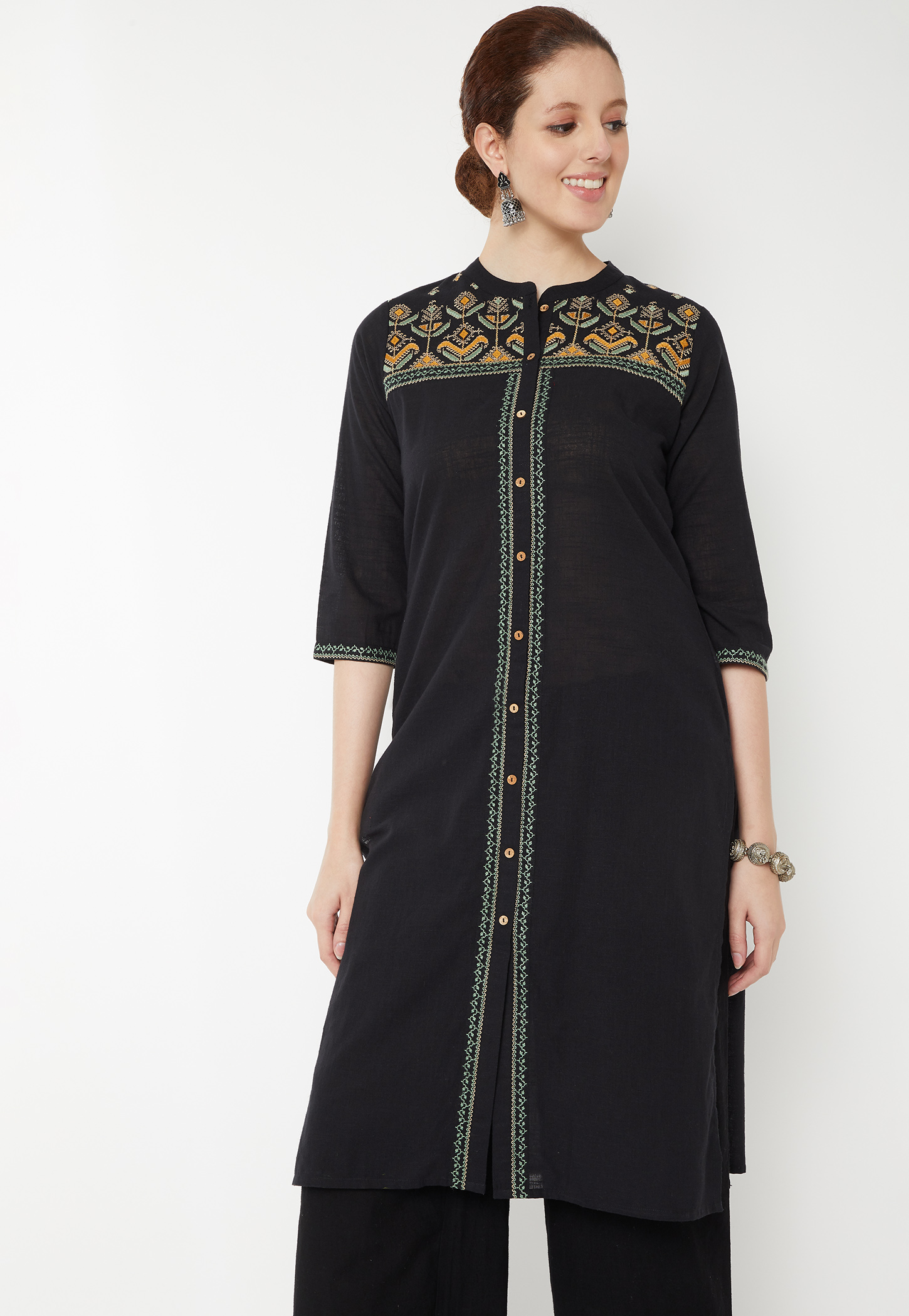 Women Embroidered Straight Kurta-picture-22