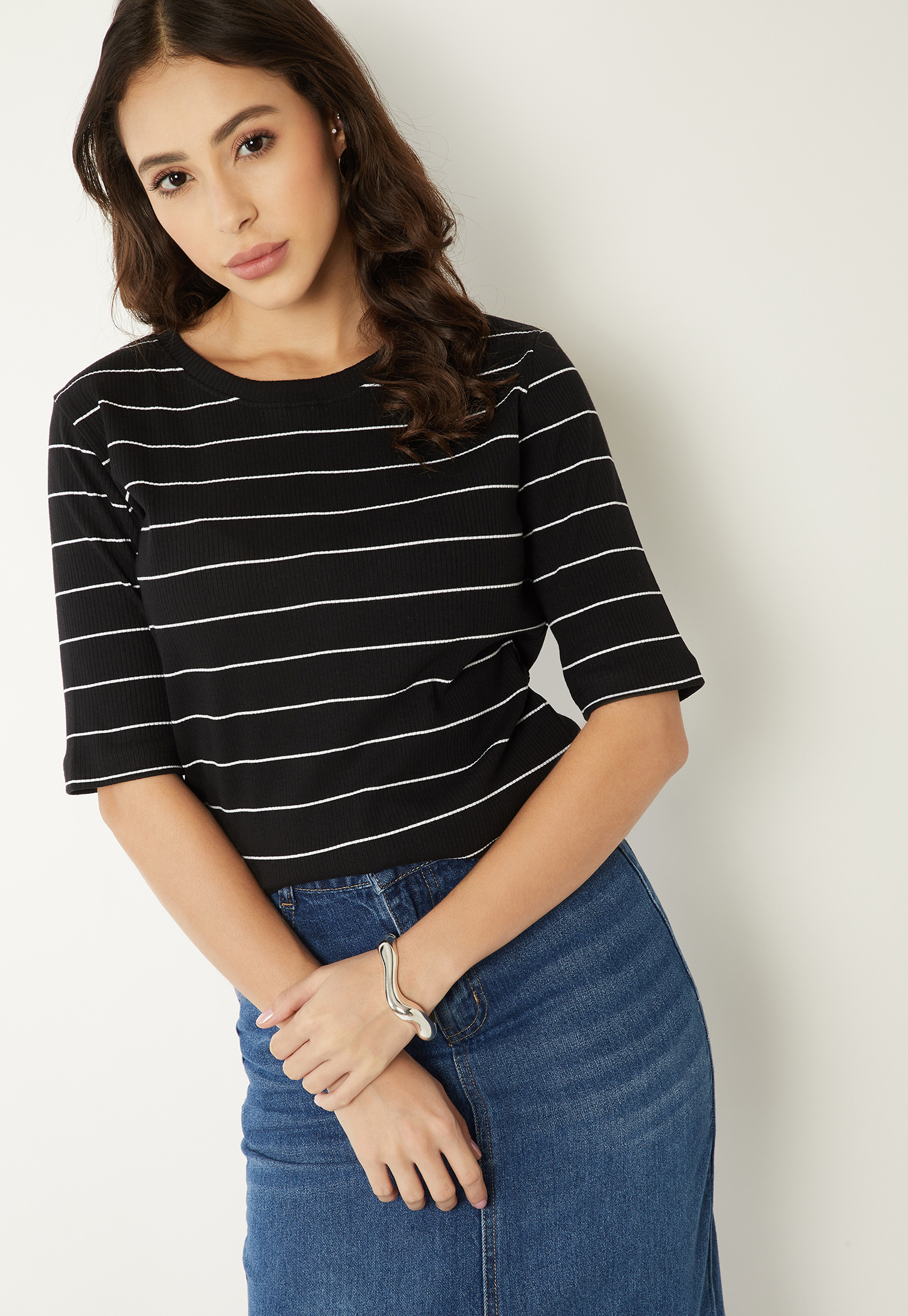 Women Striped T-shirt-picture-34